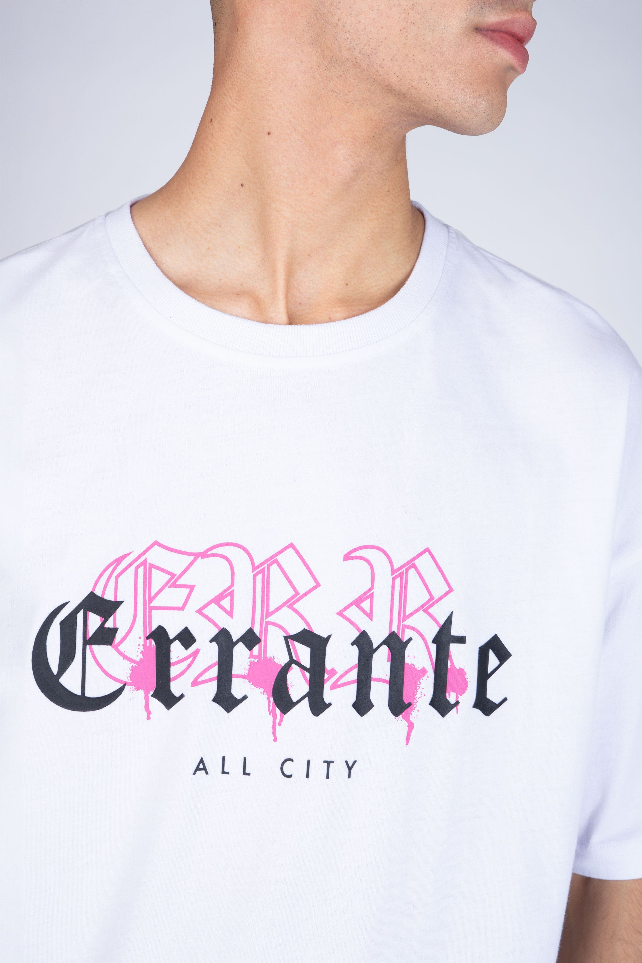 Polera Manga Corta Snaps Blanco ERRANTE