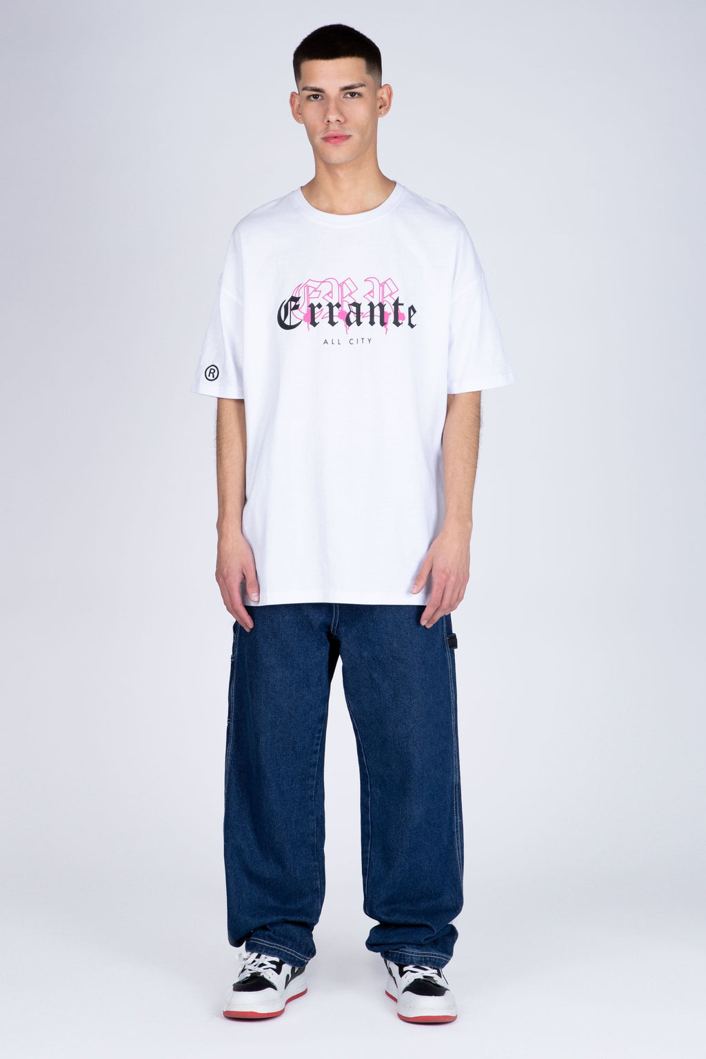 Polera Manga Corta Snaps Blanco ERRANTE