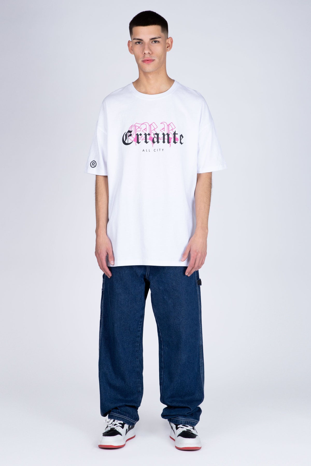 Polera Manga Corta Snaps Blanco ERRANTE