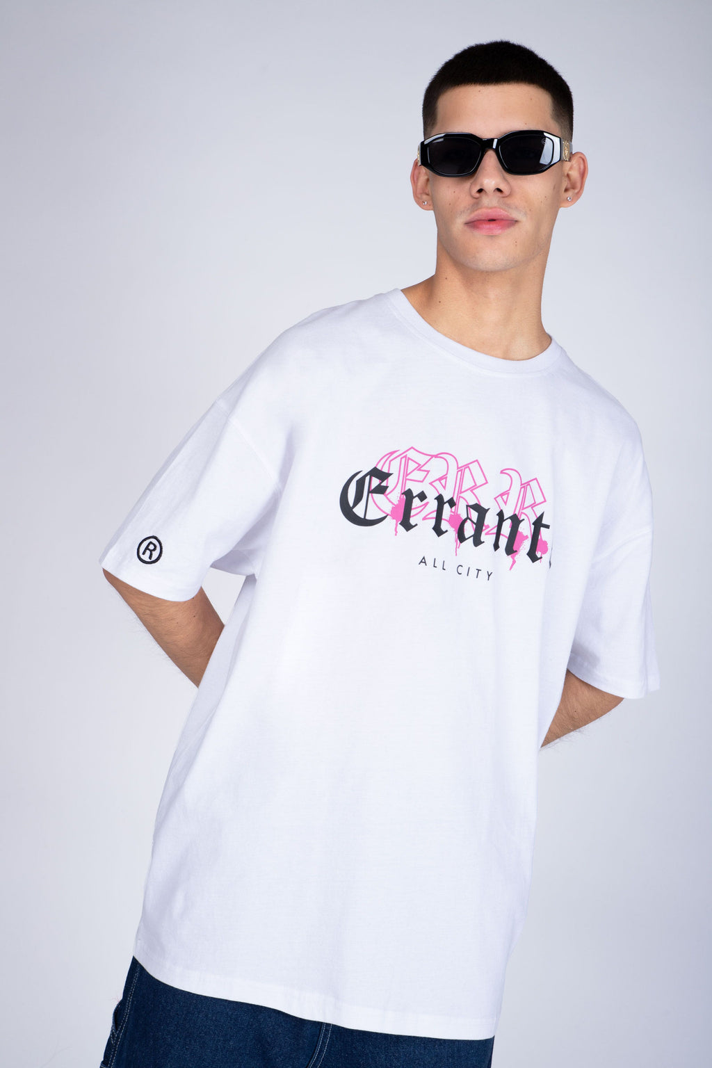 Polera Manga Corta Snaps Blanco ERRANTE