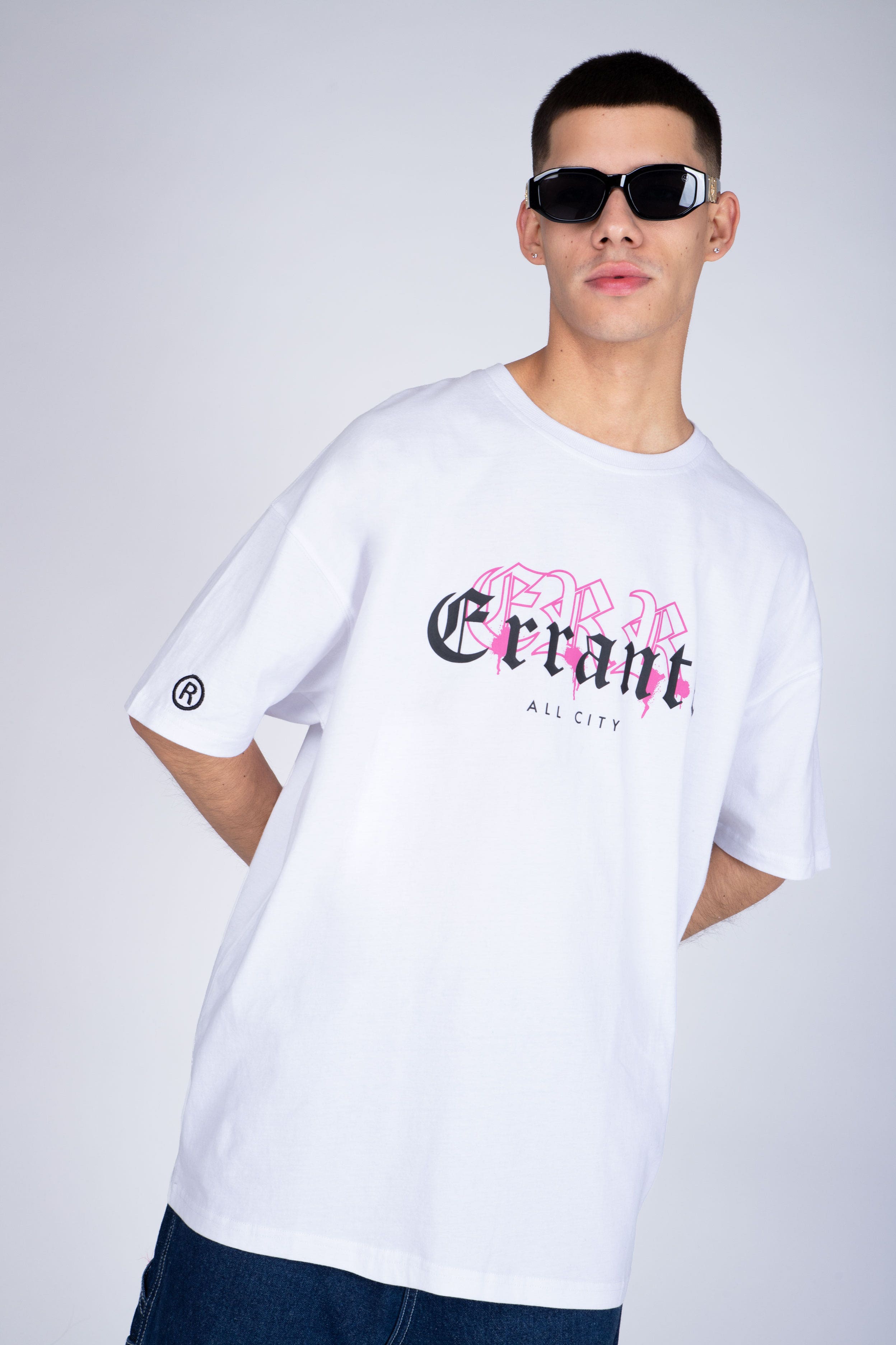 Polera Manga Corta Snaps Blanco ERRANTE