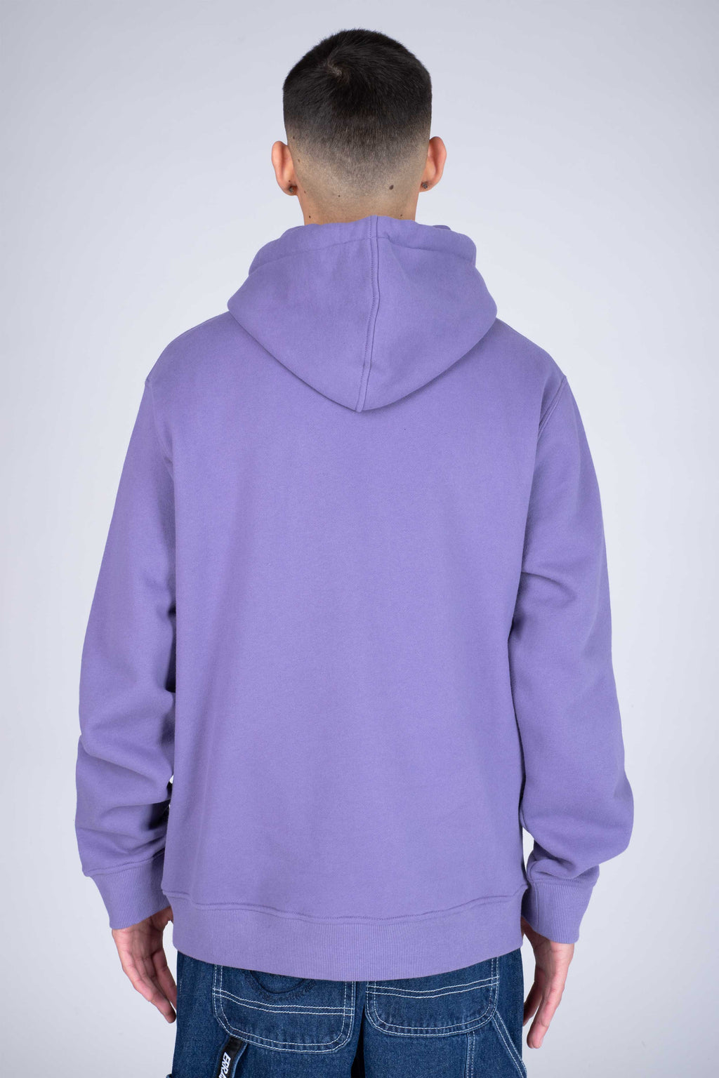 Poleron Hood Box Morado ERRANTE