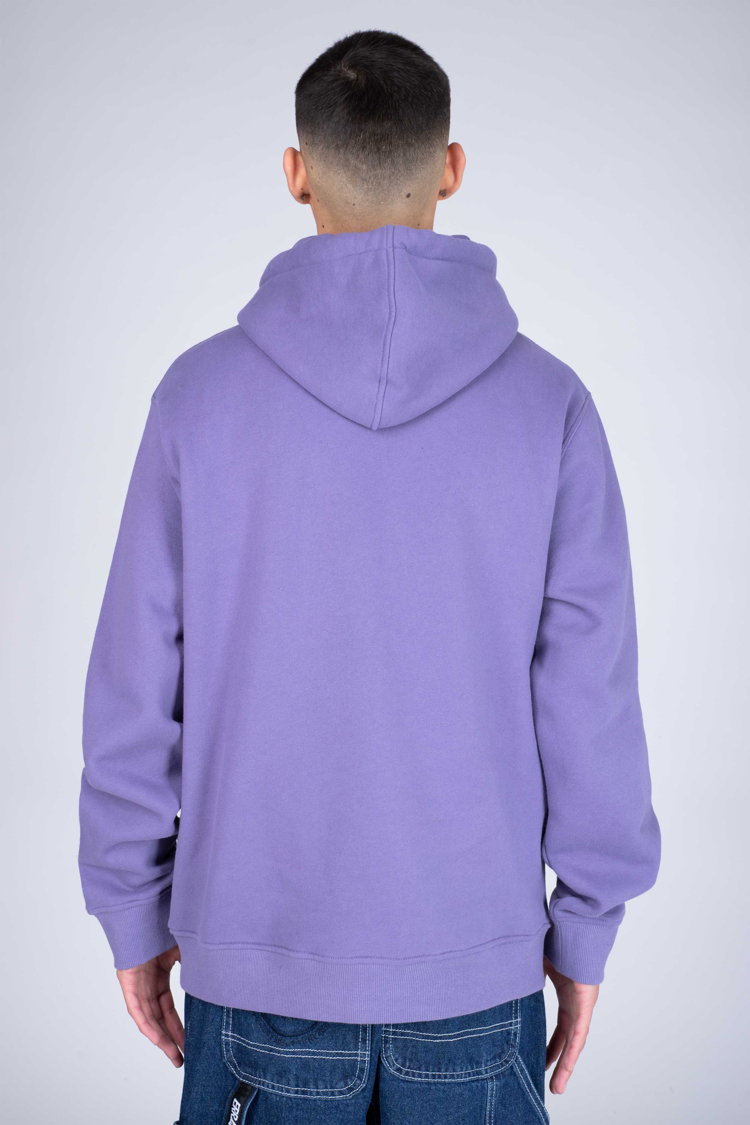 Poleron Hood Box Morado ERRANTE