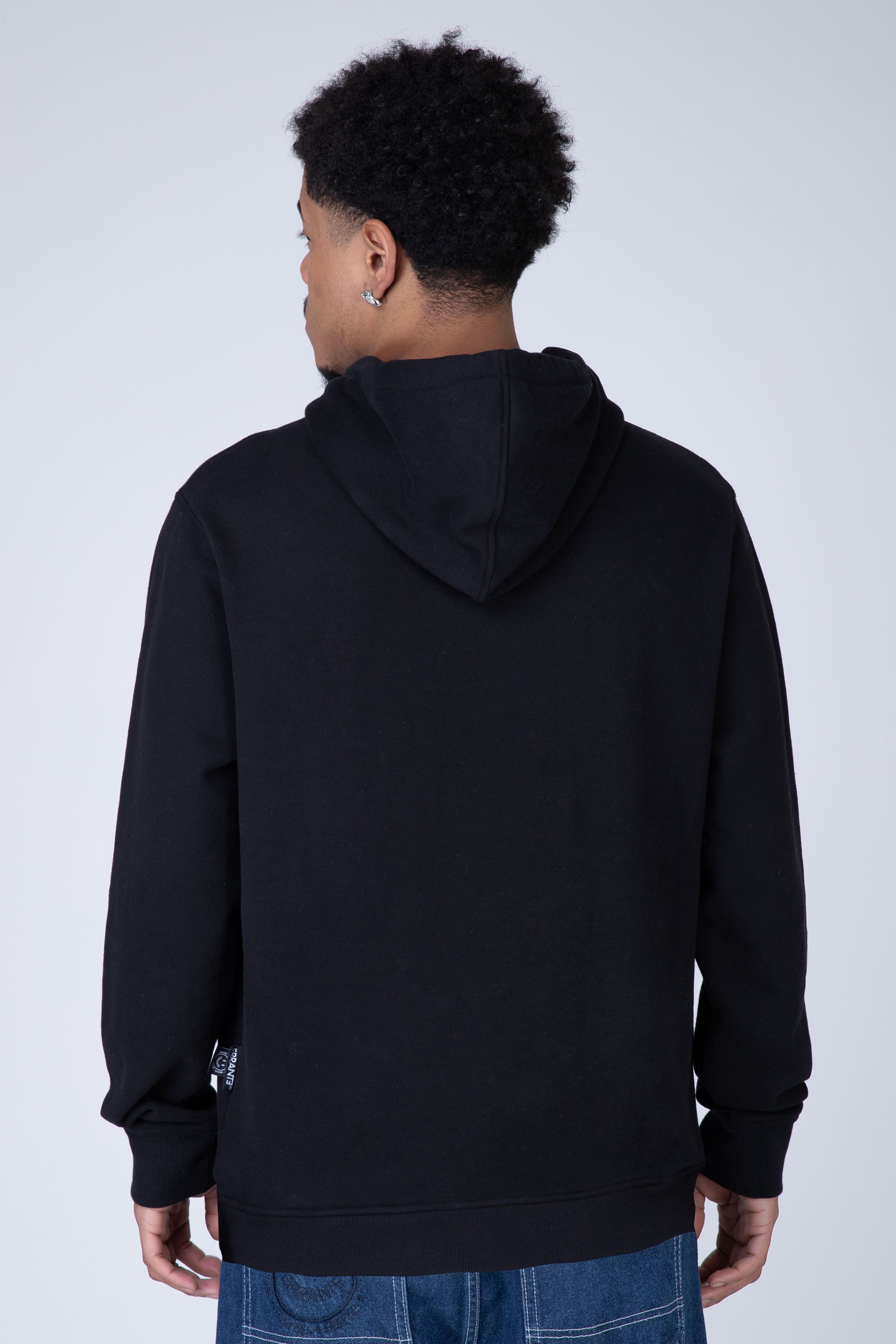Poleron Hood Surprise Negro ERRANTE