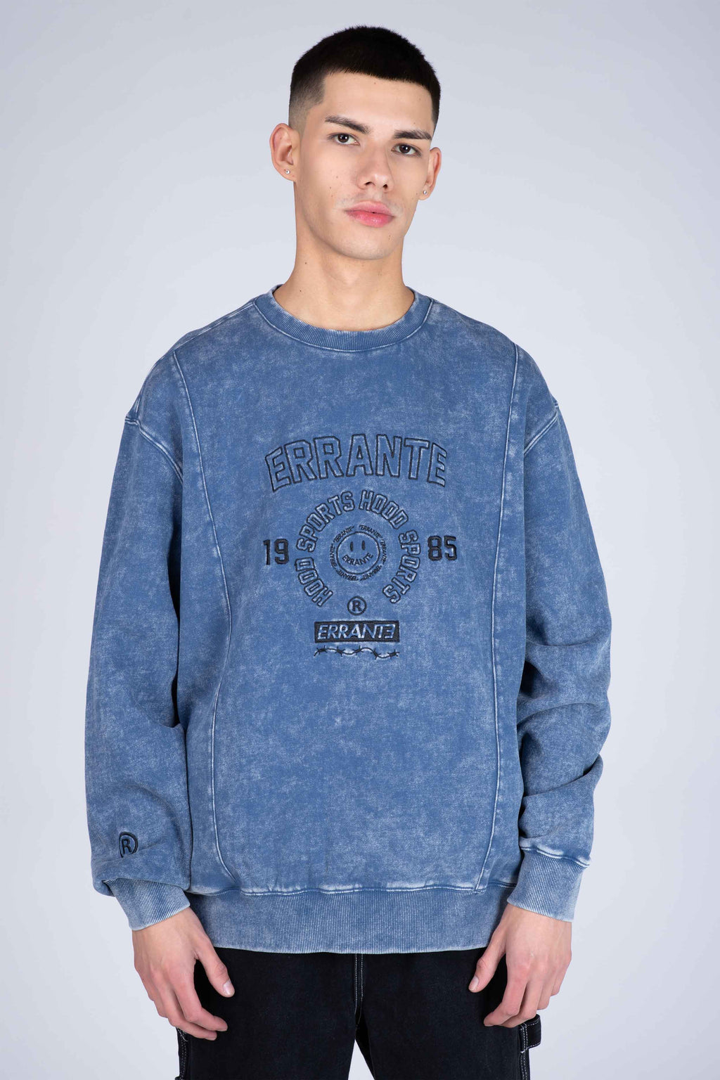 Poleron Crew Neck Eventually Azul ERRANTE