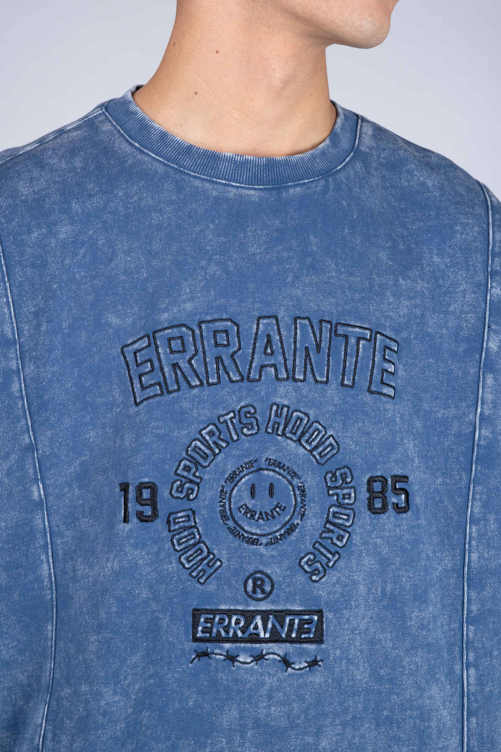 Poleron Crew Neck Eventually Azul ERRANTE
