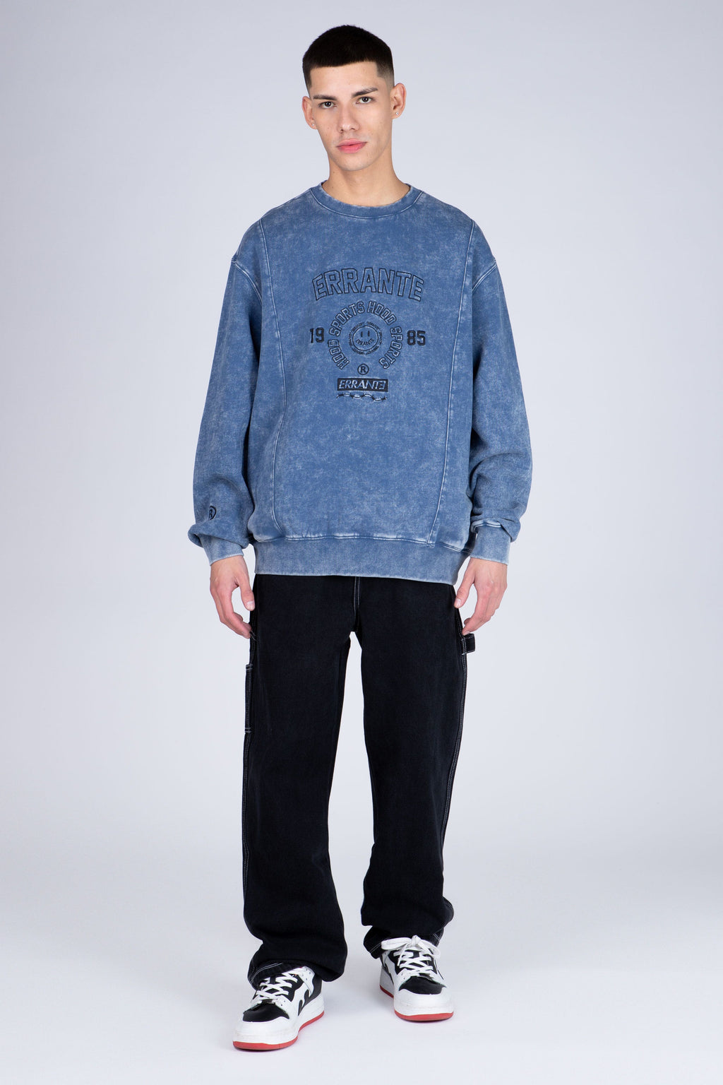 Poleron Crew Neck Eventually Azul ERRANTE