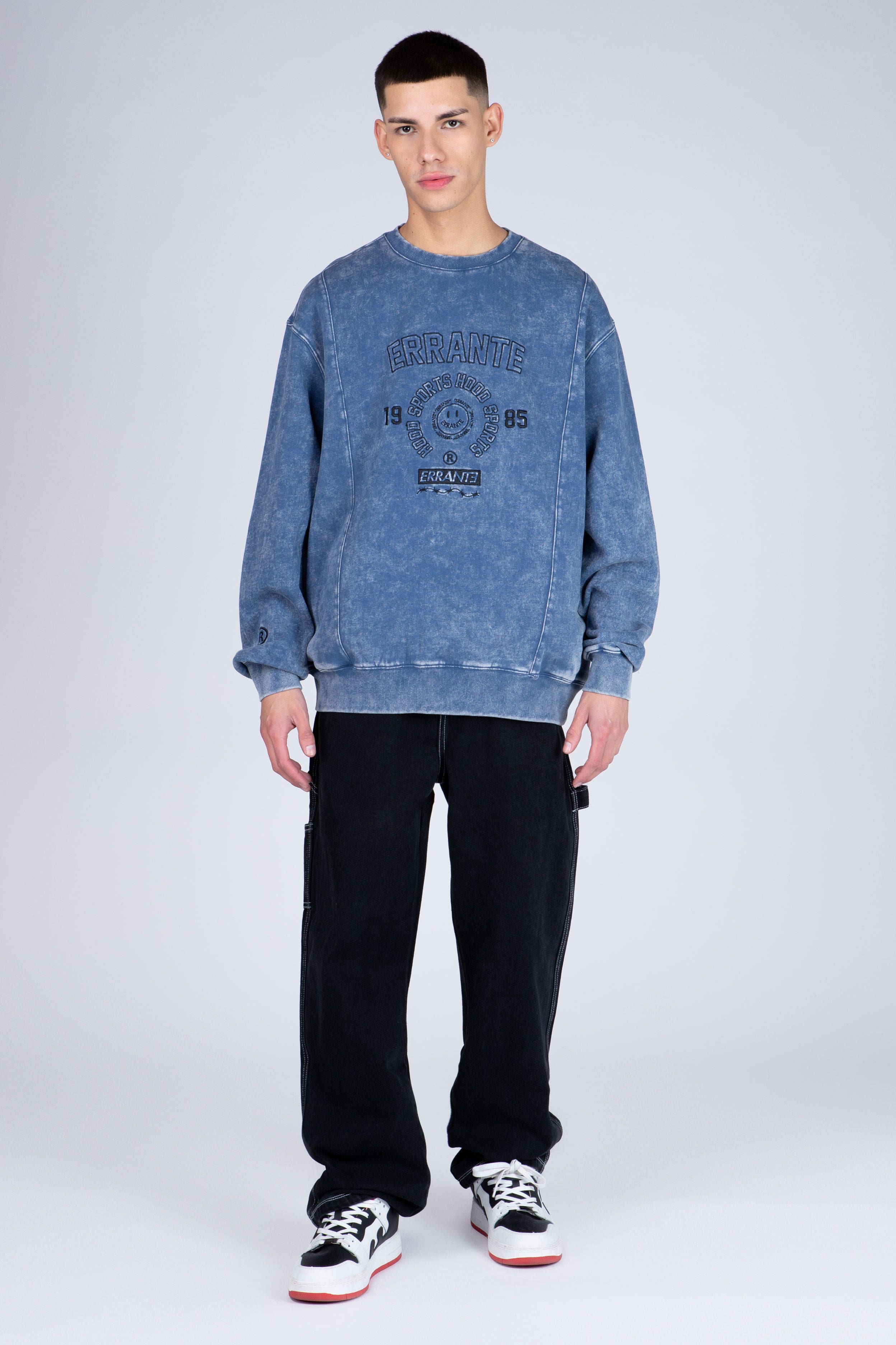 Poleron Crew Neck Eventually Azul ERRANTE