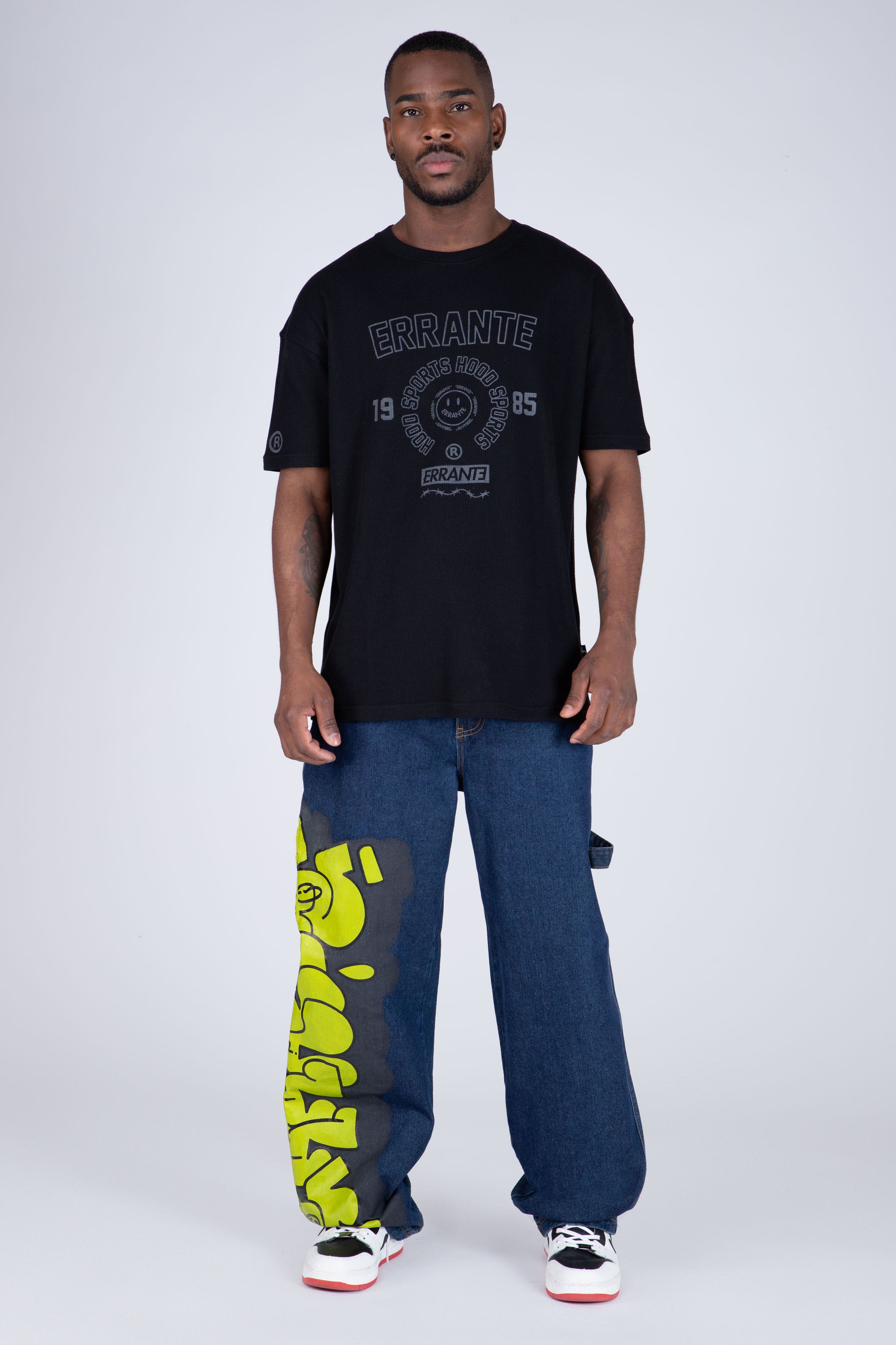 Polera M/C Eventually Negro ERRANTE