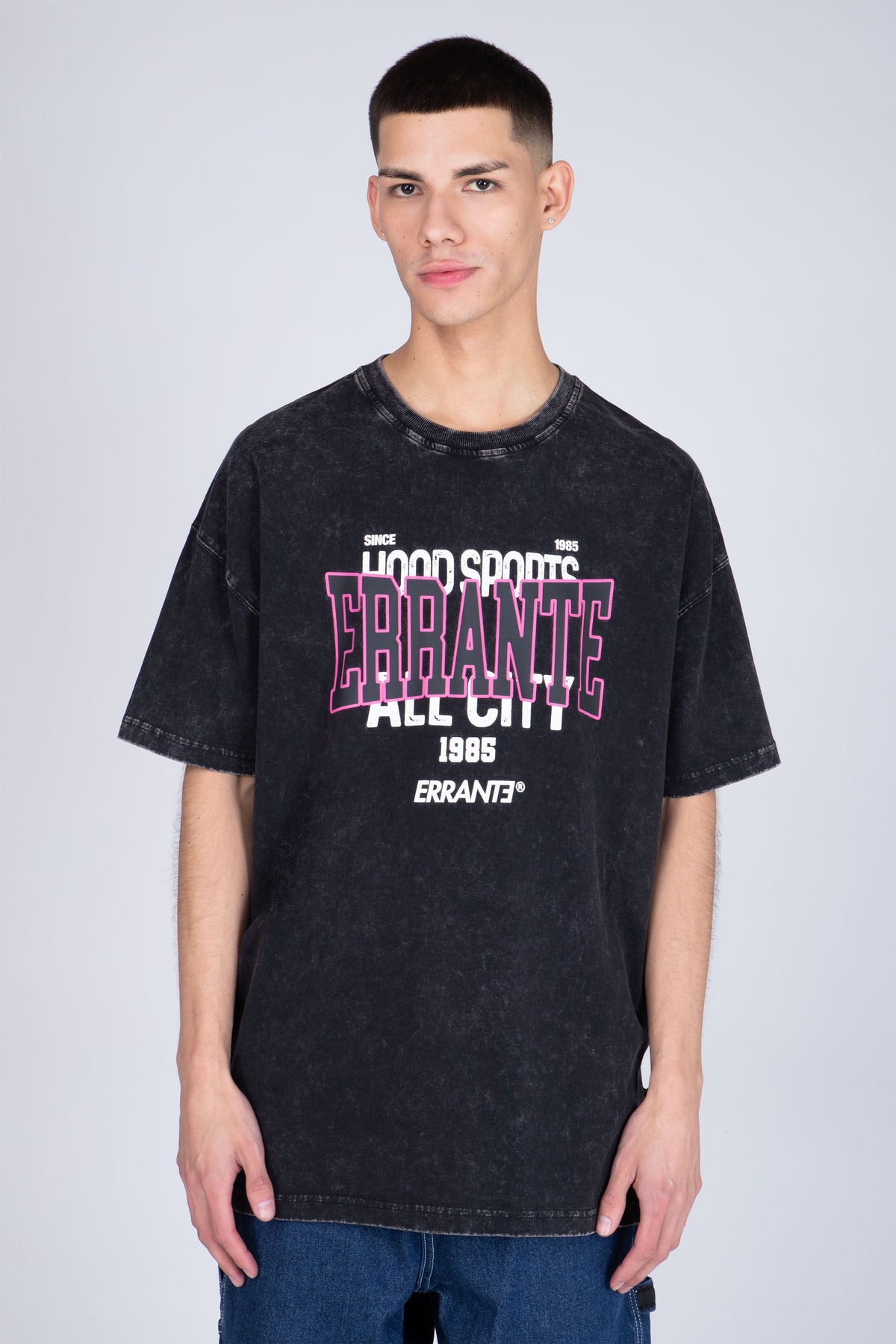 Polera Manga Corta Out Of Stock Gris ERRANTE
