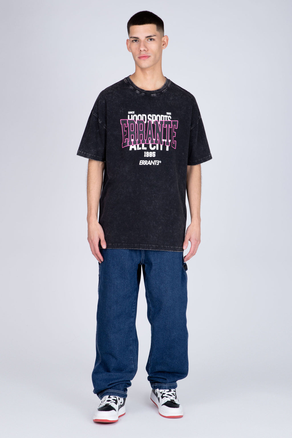 Polera Manga Corta Out Of Stock Gris ERRANTE