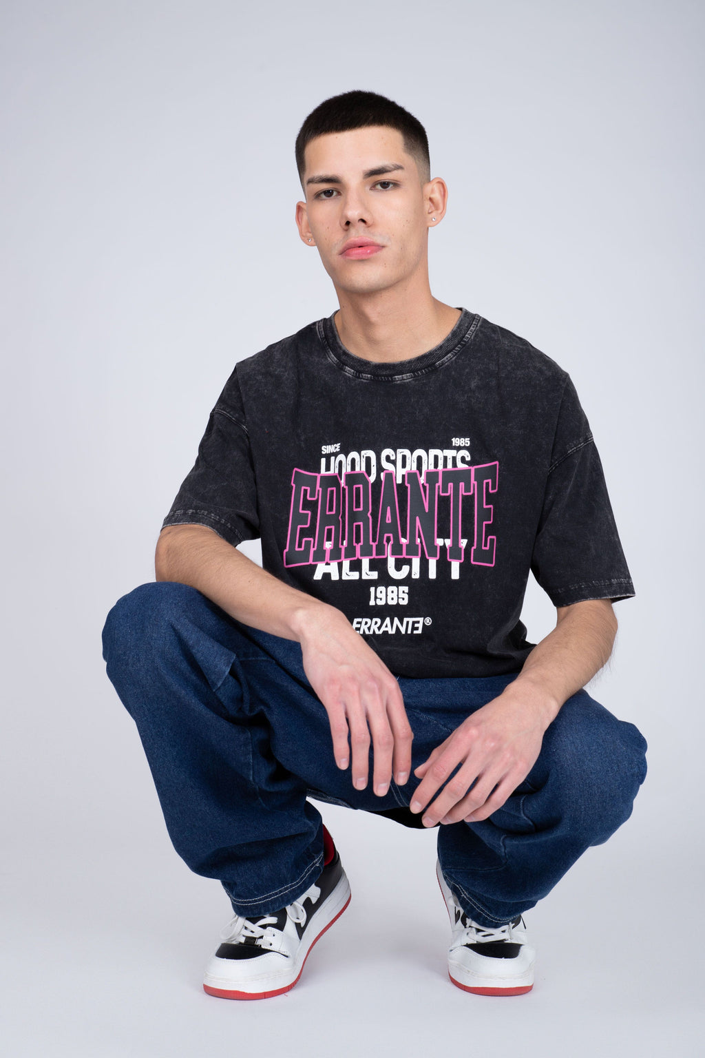 Polera Manga Corta Out Of Stock Gris ERRANTE