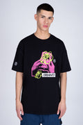 Polera Manga Corta Game On Negro ERRANTE