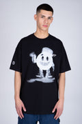 Polera Manga Corta Pixel Negro ERRANTE