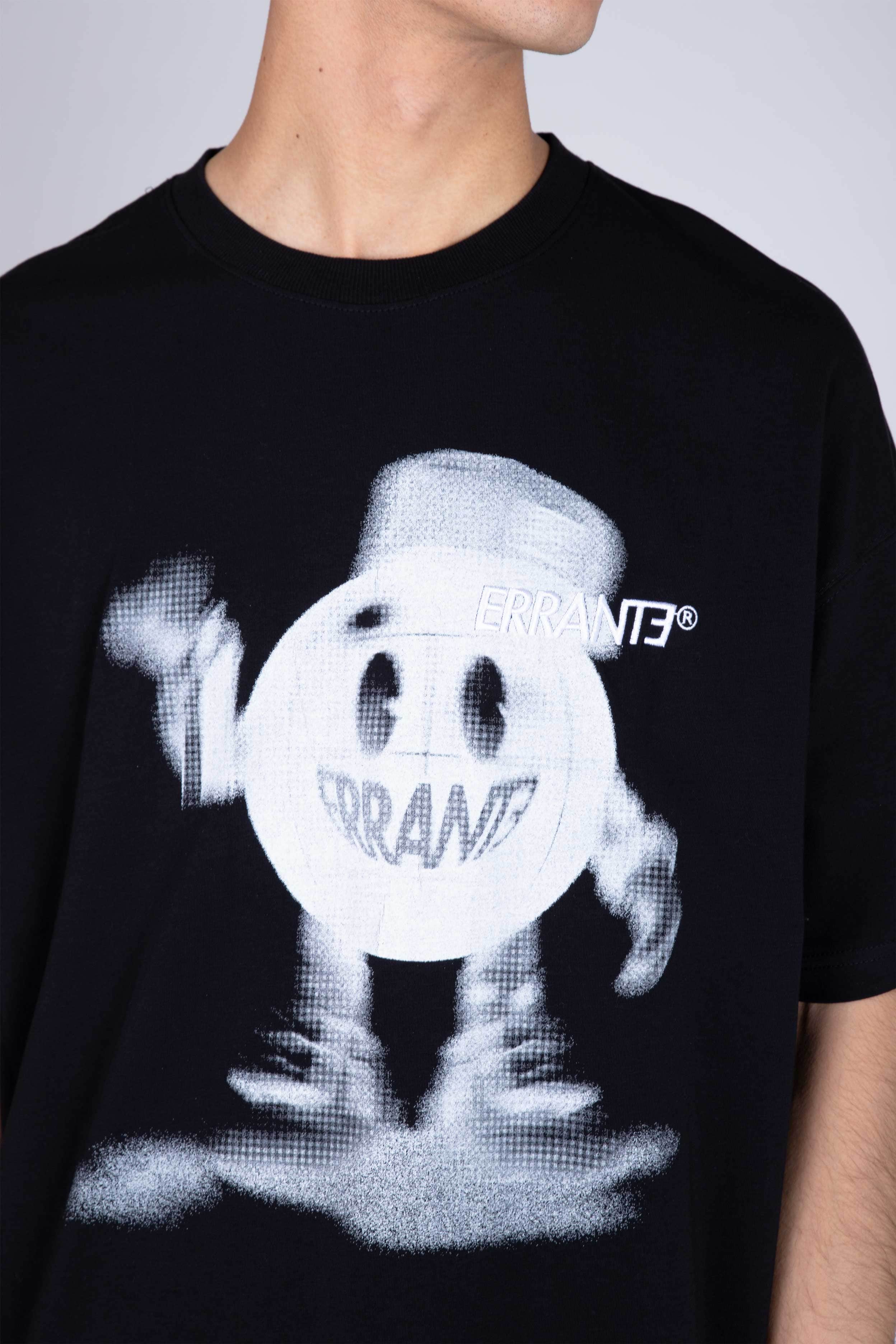 Polera Manga Corta Pixel Negro ERRANTE