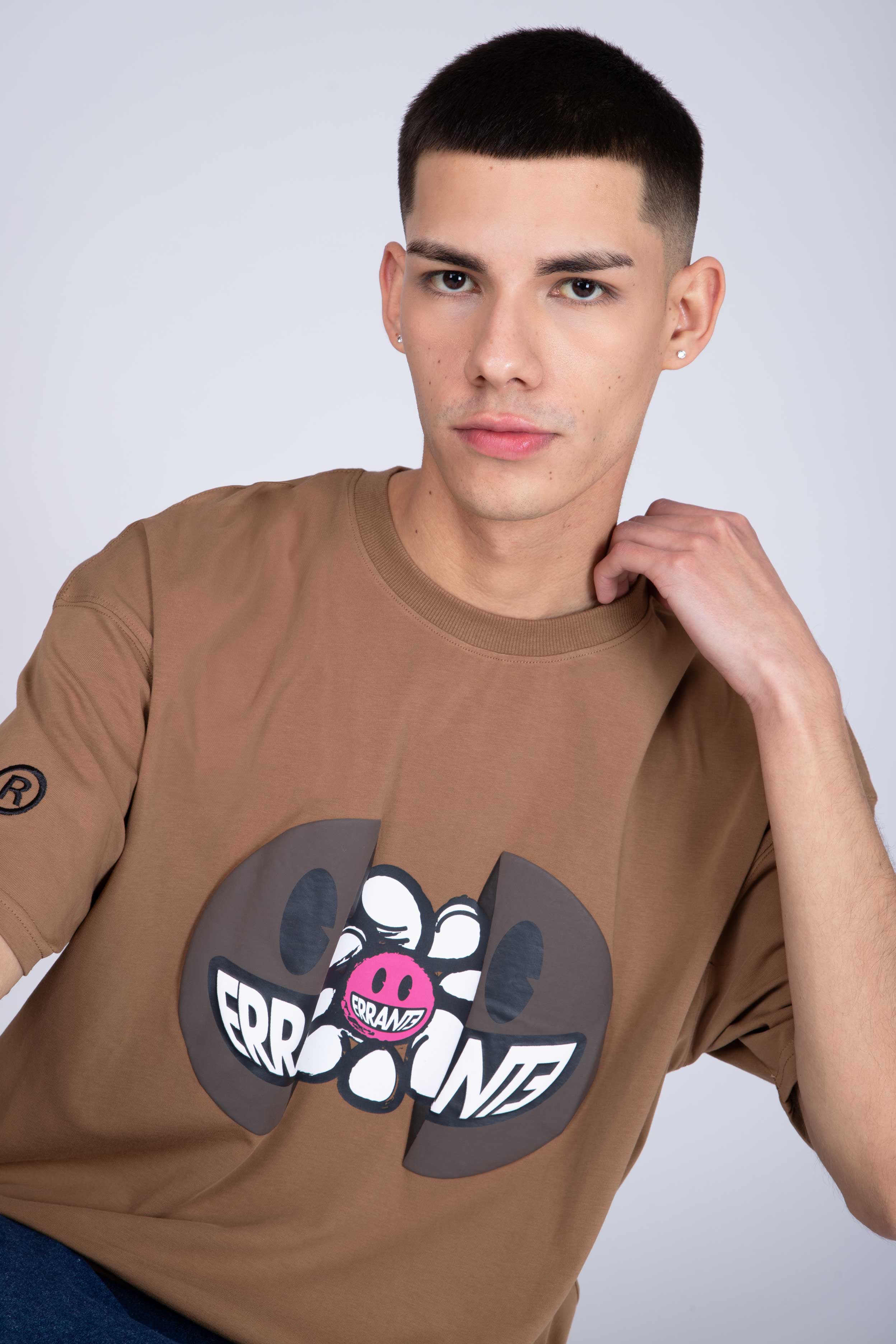 Polera Manga Corta Surprise Café ERRANTE