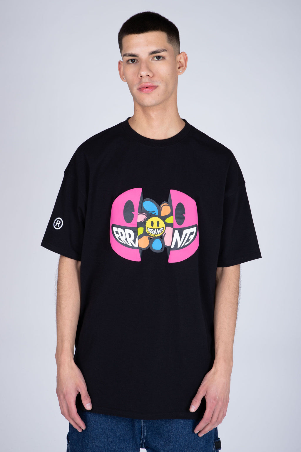 Polera Manga Corta Surprise Negro ERRANTE