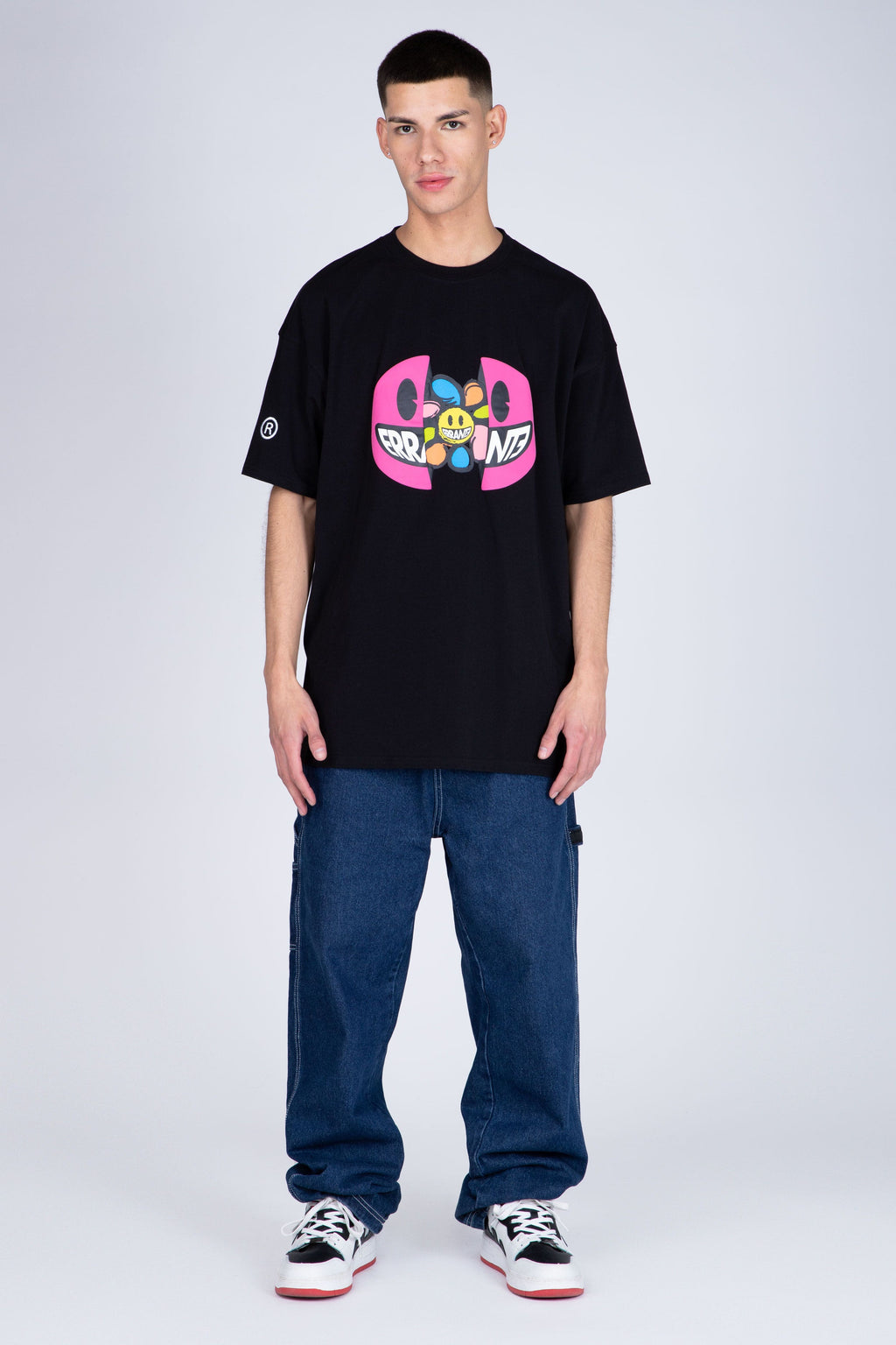 Polera Manga Corta Surprise Negro ERRANTE