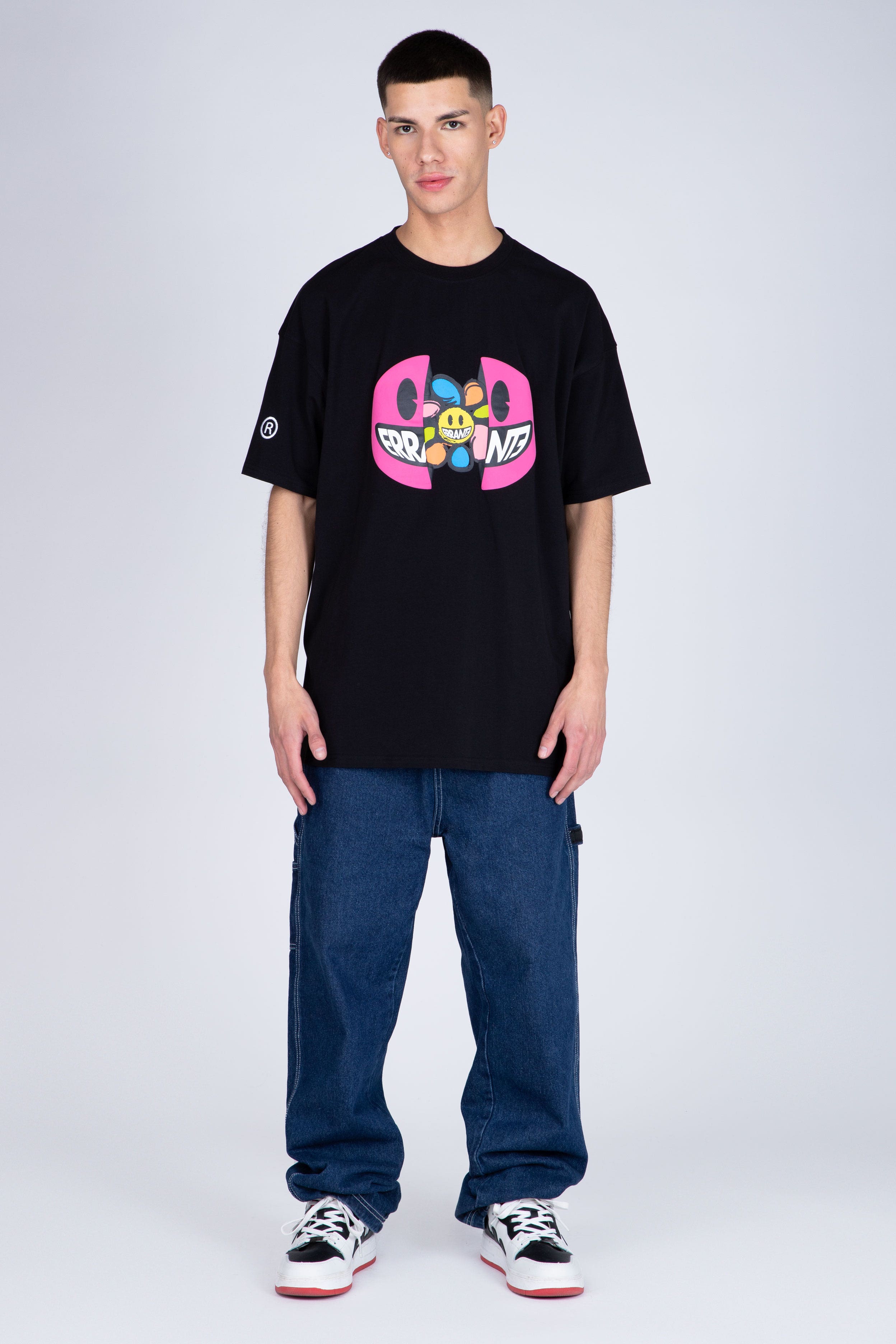 Polera Manga Corta Surprise Negro ERRANTE