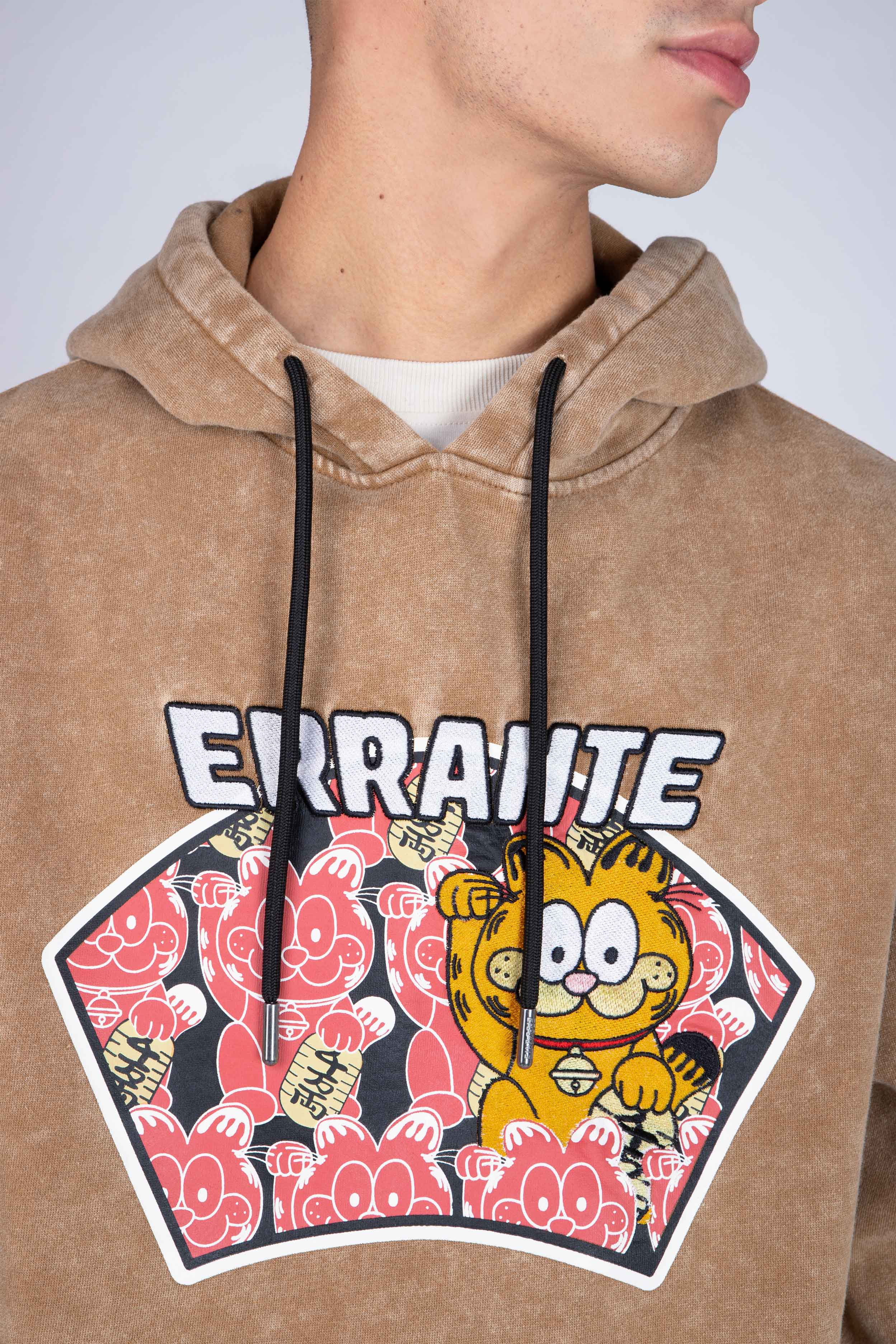 Poleron Hood Garfield Lucky Cat Café ERRANTE