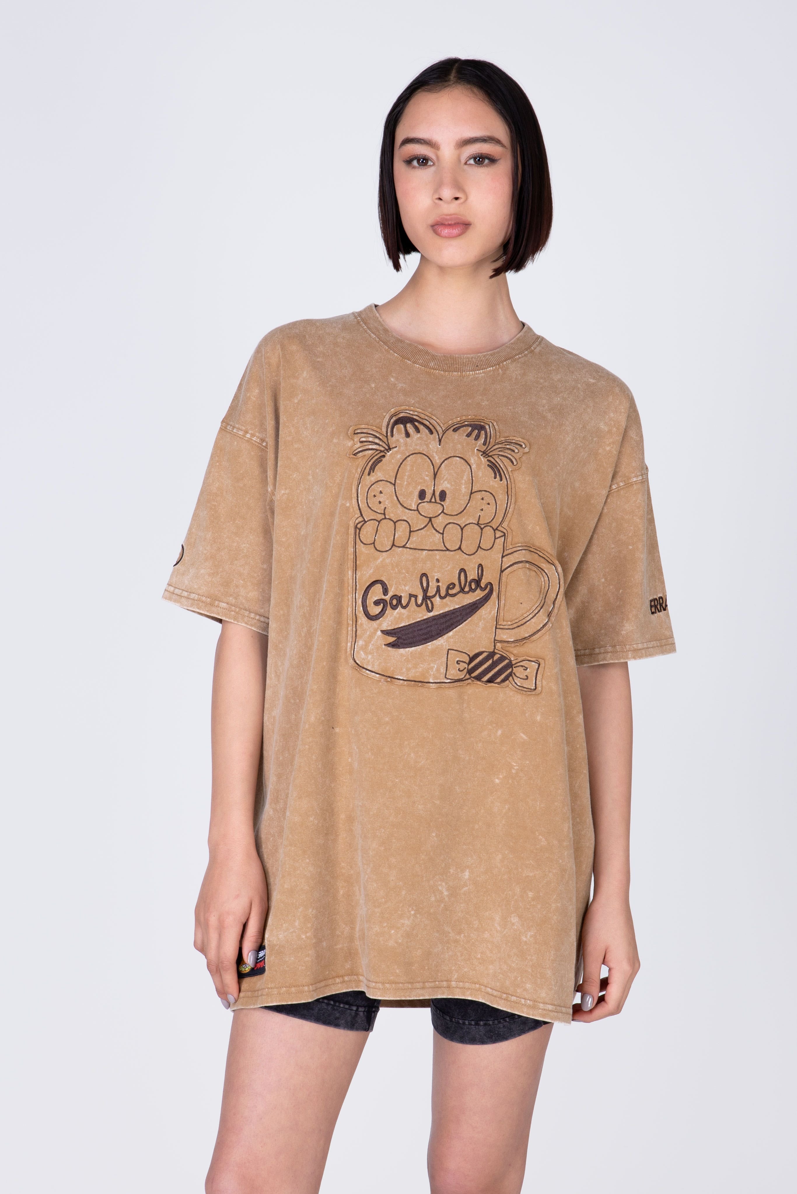 Polera Manga Corta Garfield Mug Café ERRANTE