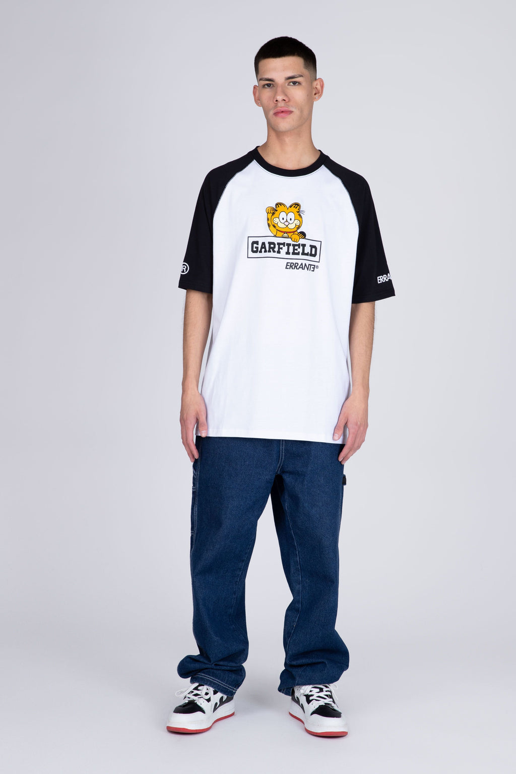 Polera Manga Corta Garfield Emerge Blanco ERRANTE