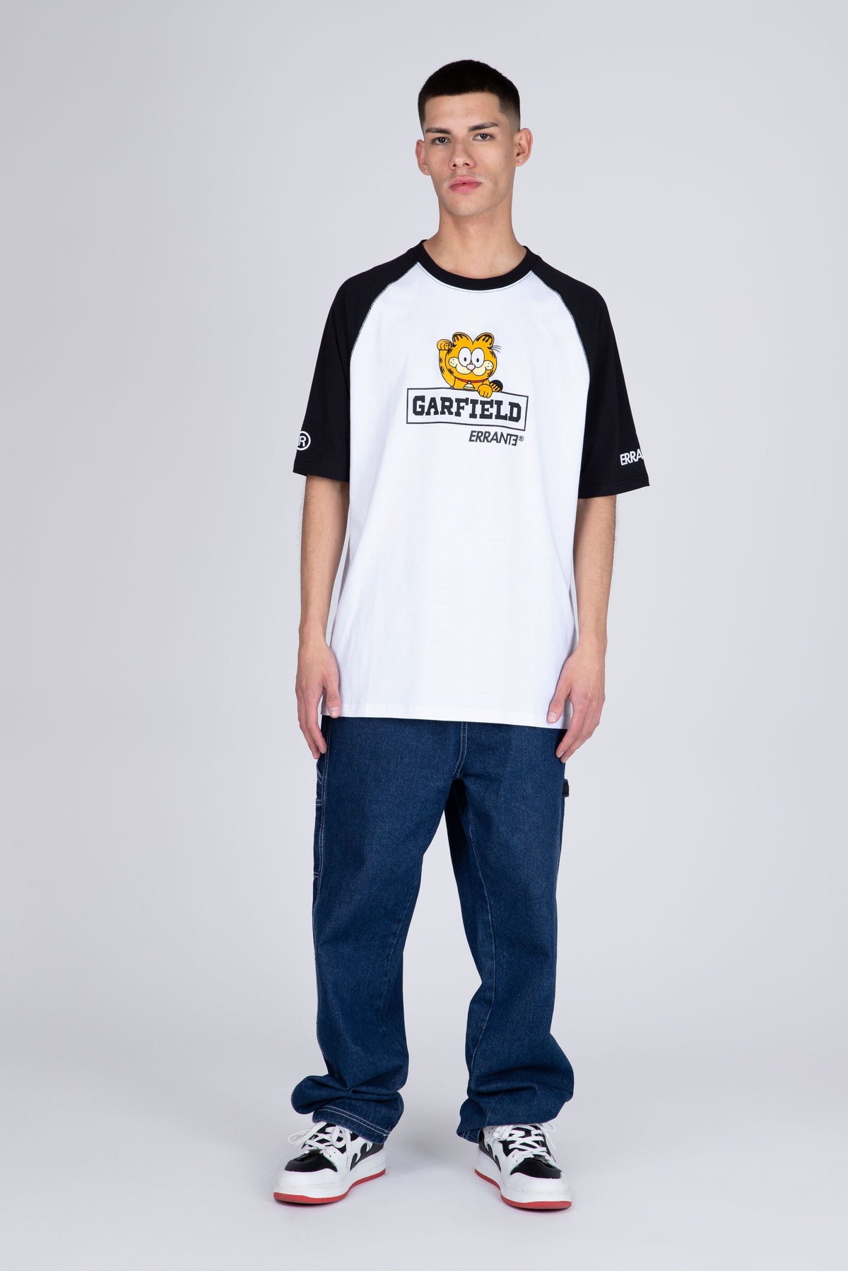 Polera Manga Corta Garfield Emerge Blanco ERRANTE