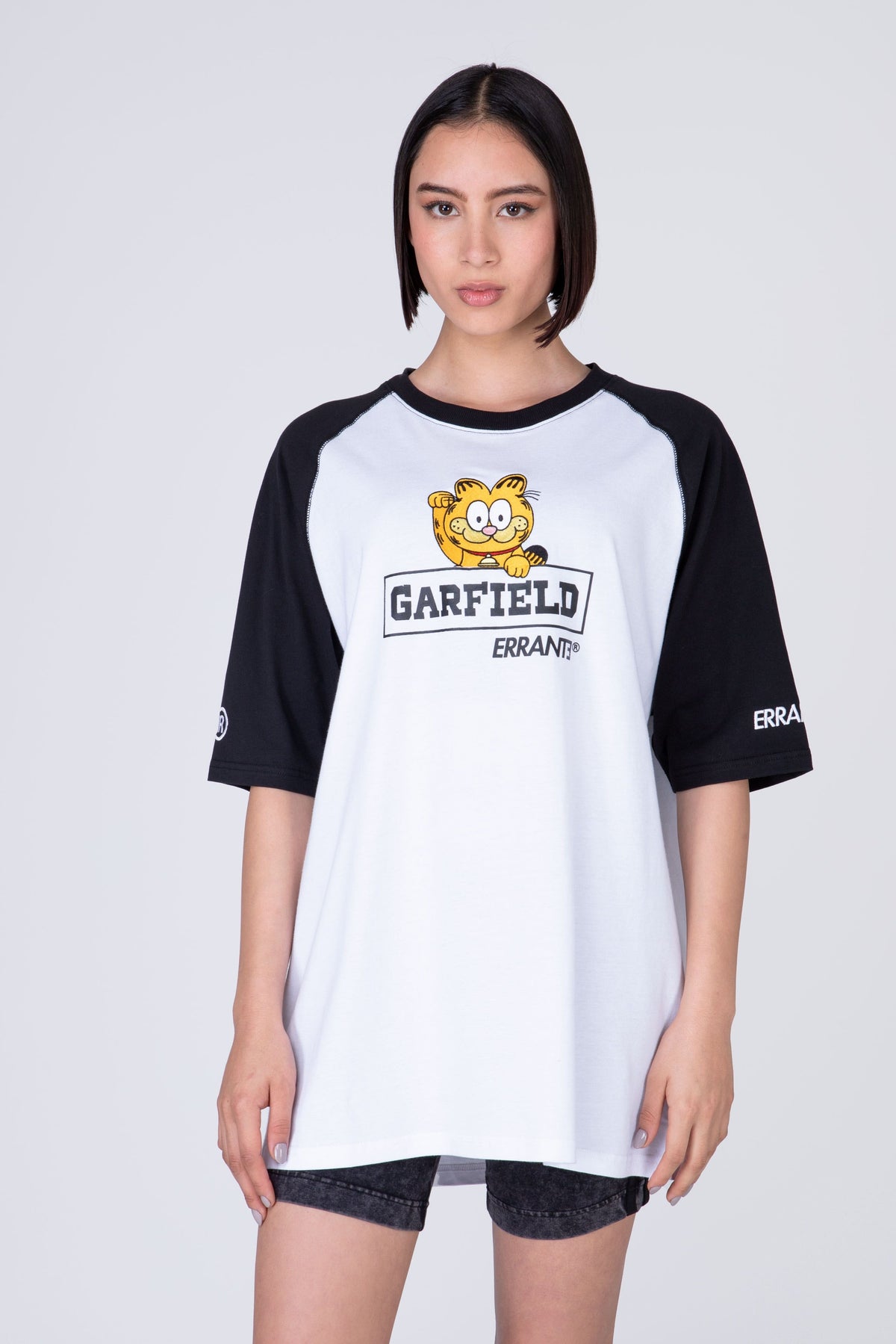 Polera Manga Corta Garfield Emerge Blanco ERRANTE