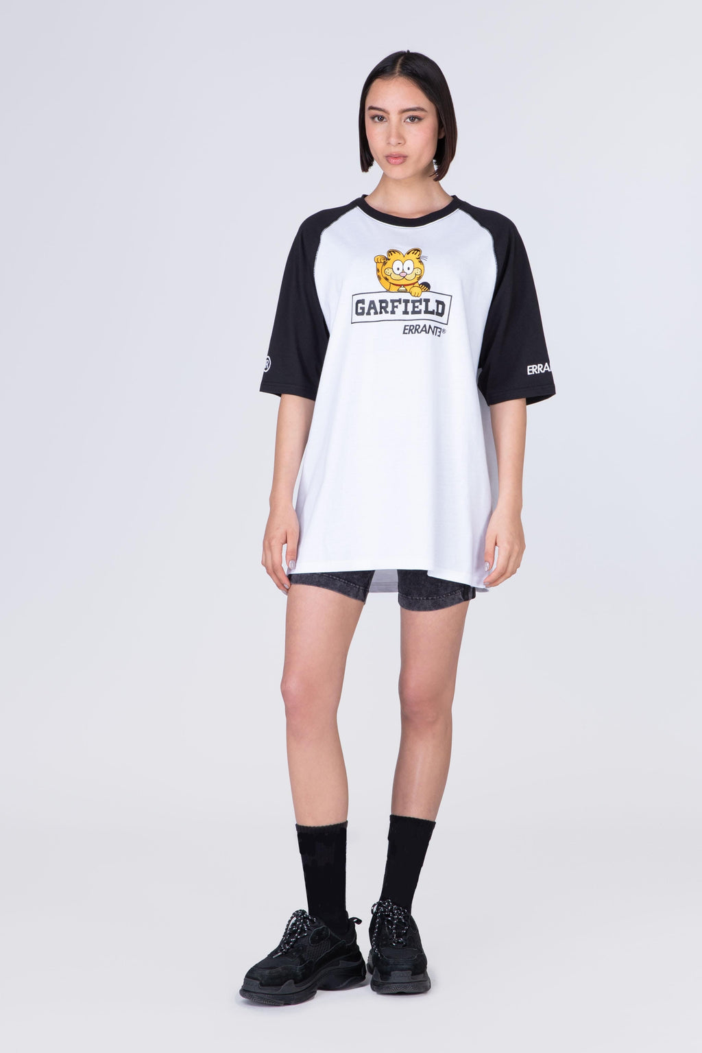 Polera Manga Corta Garfield Emerge Blanco ERRANTE