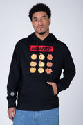 Poleron Hood Garfield Stuffed Negro ERRANTE