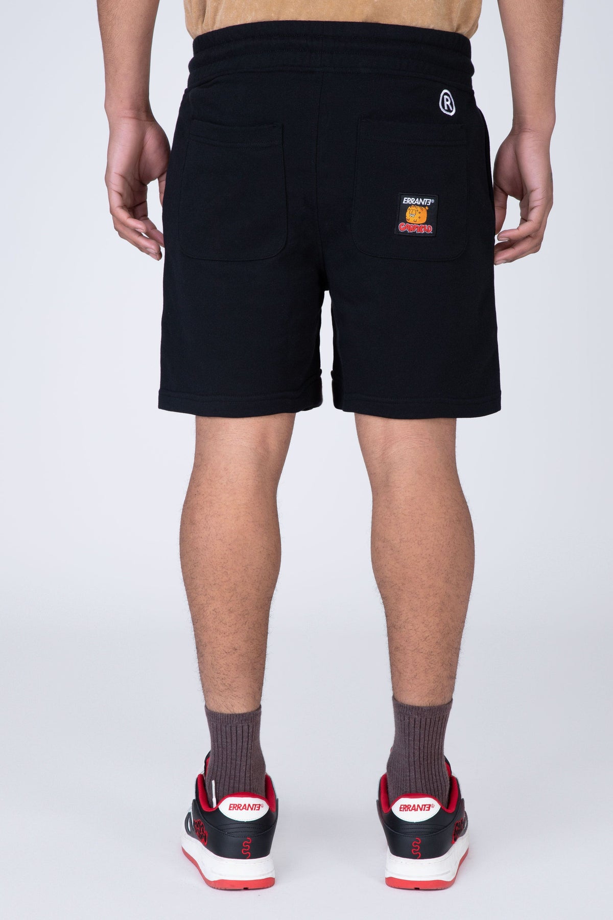Short Garfield Stuffed Negro ERRANTE