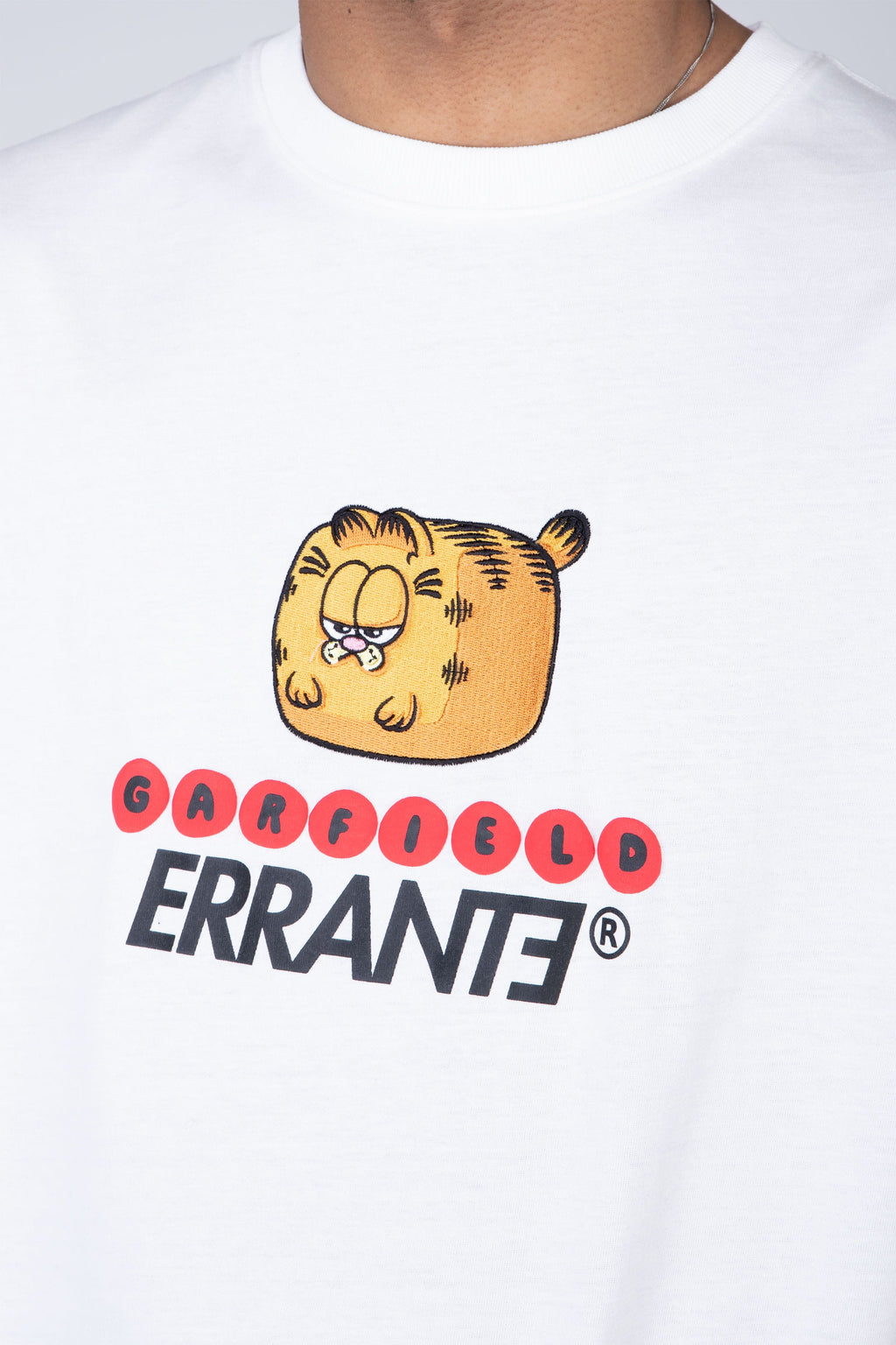 Polera Manga Corta Garfield Balloon Blanco ERRANTE