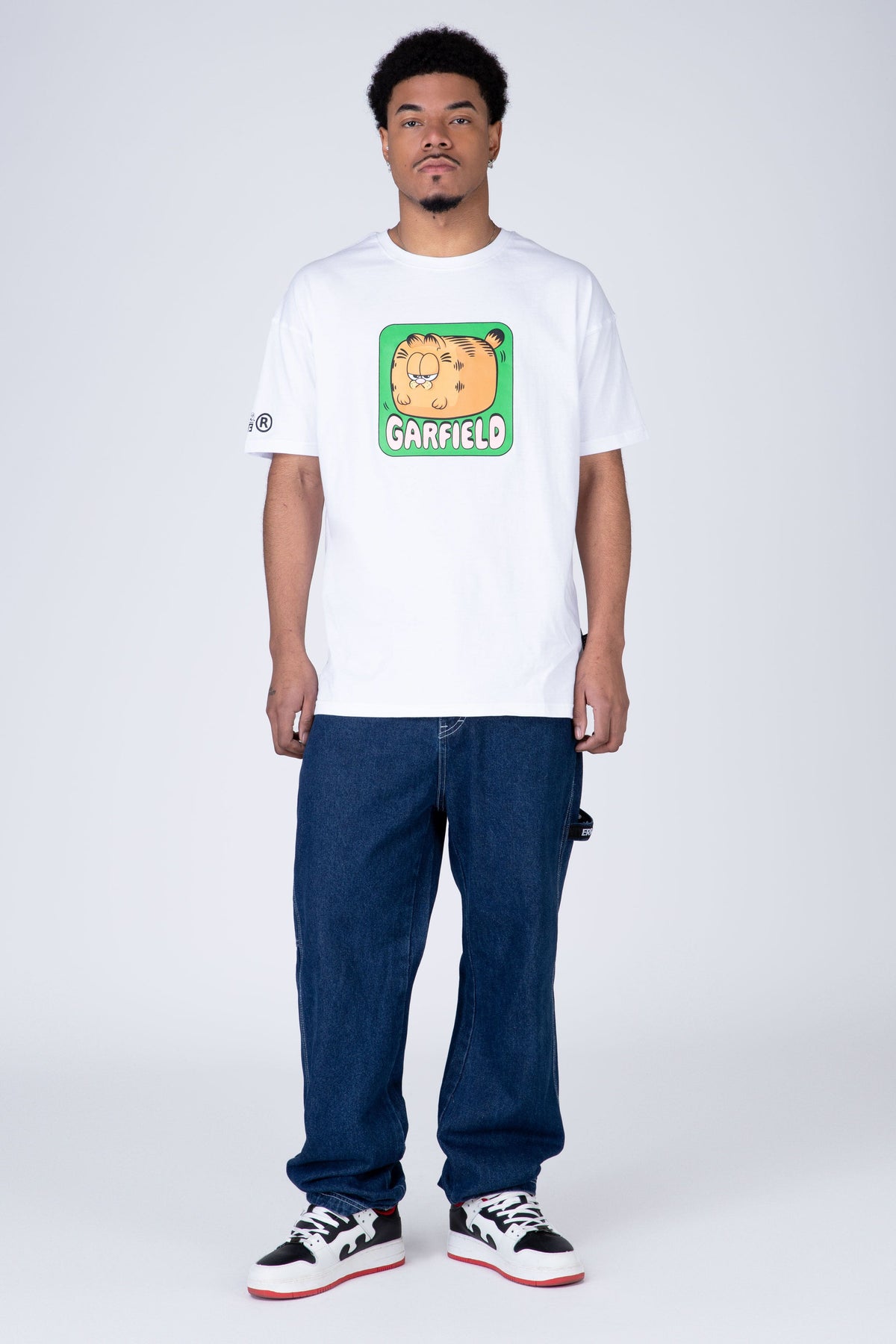 Polera Manga Corta Garfield Cute&Cuddly Blanco ERRANTE