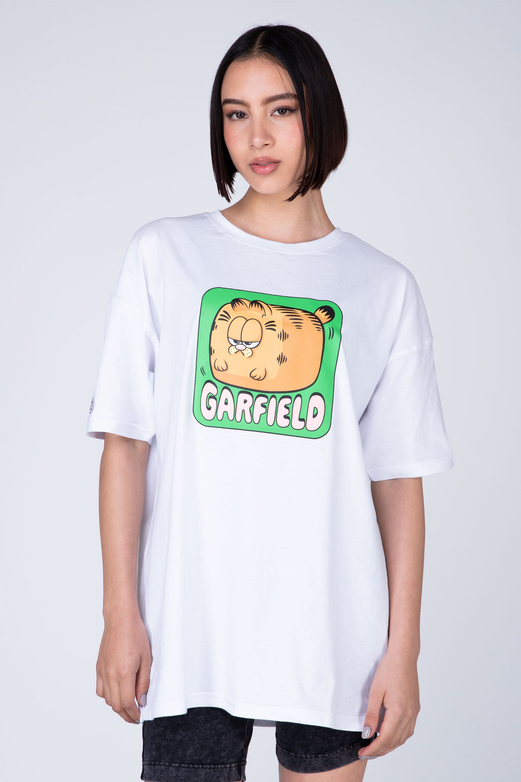 Polera Manga Corta Garfield Cute&Cuddly Blanco ERRANTE