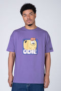 Polera Manga Corta Garfield Cute&Cuddly Morado ERRANTE