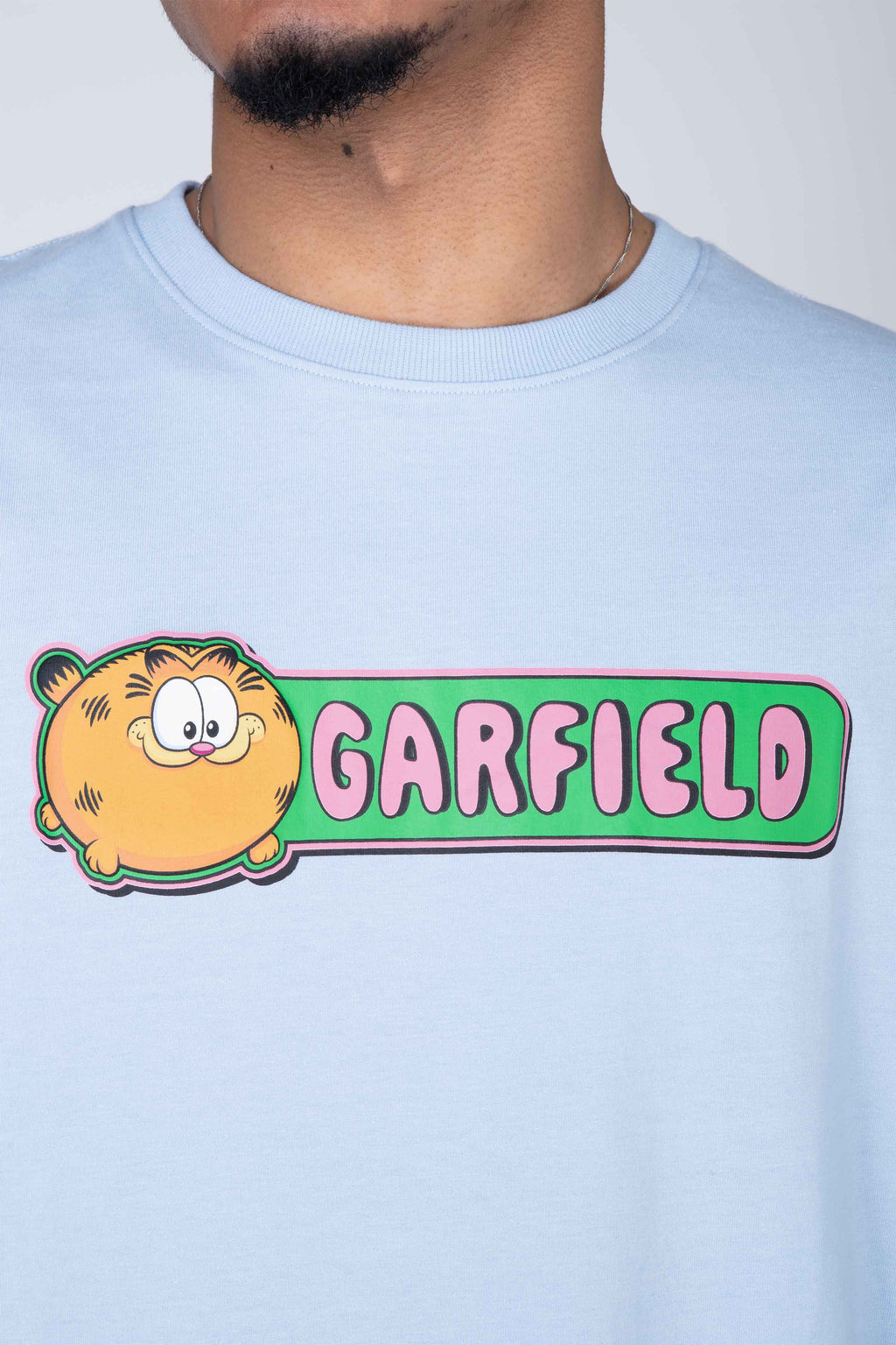 Polera Manga Corta Garfield Key Celeste ERRANTE