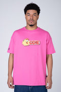 Polera Manga Corta Garfield Key Rosado ERRANTE