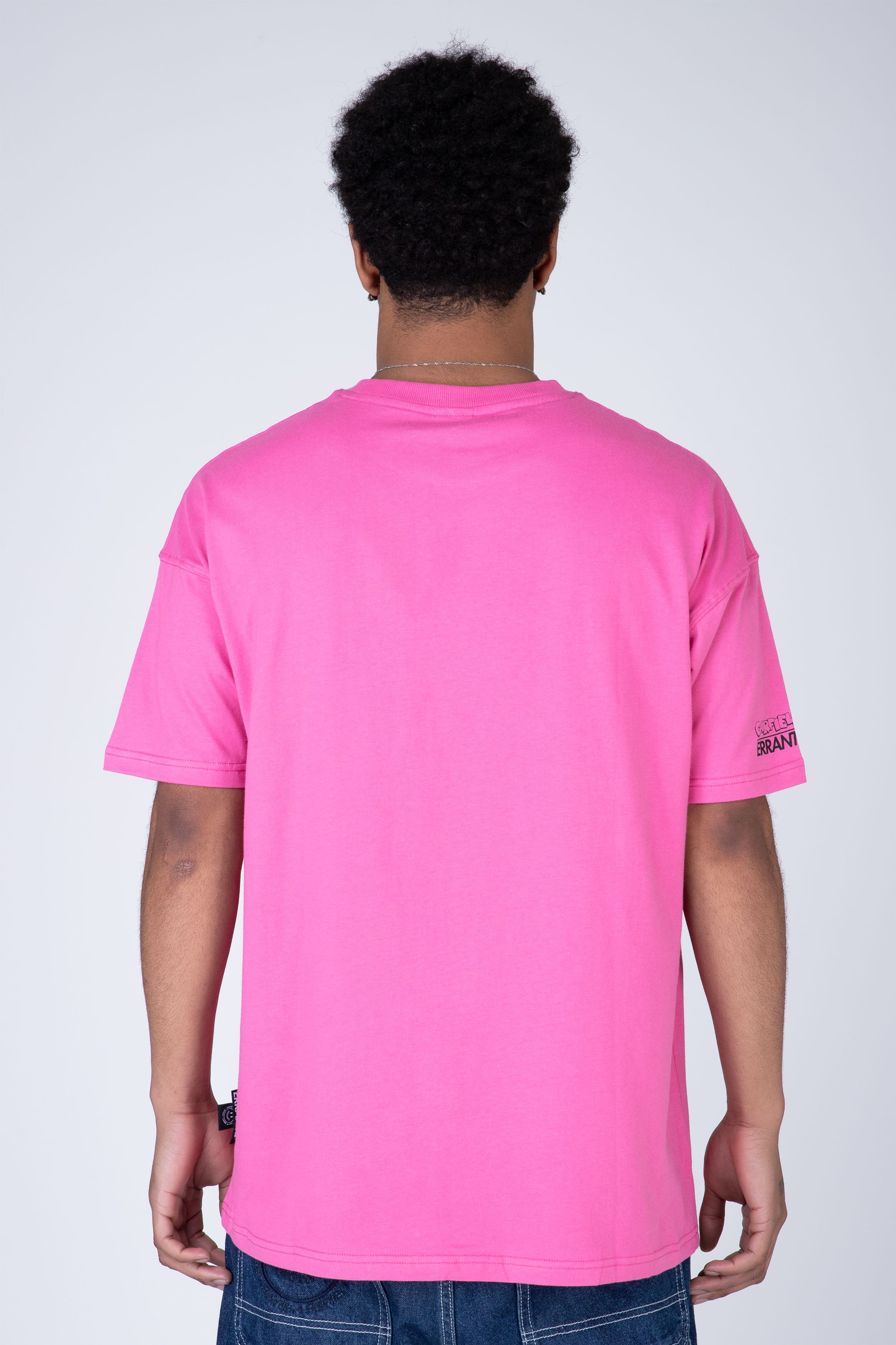 Polera Manga Corta Garfield Key Rosado ERRANTE