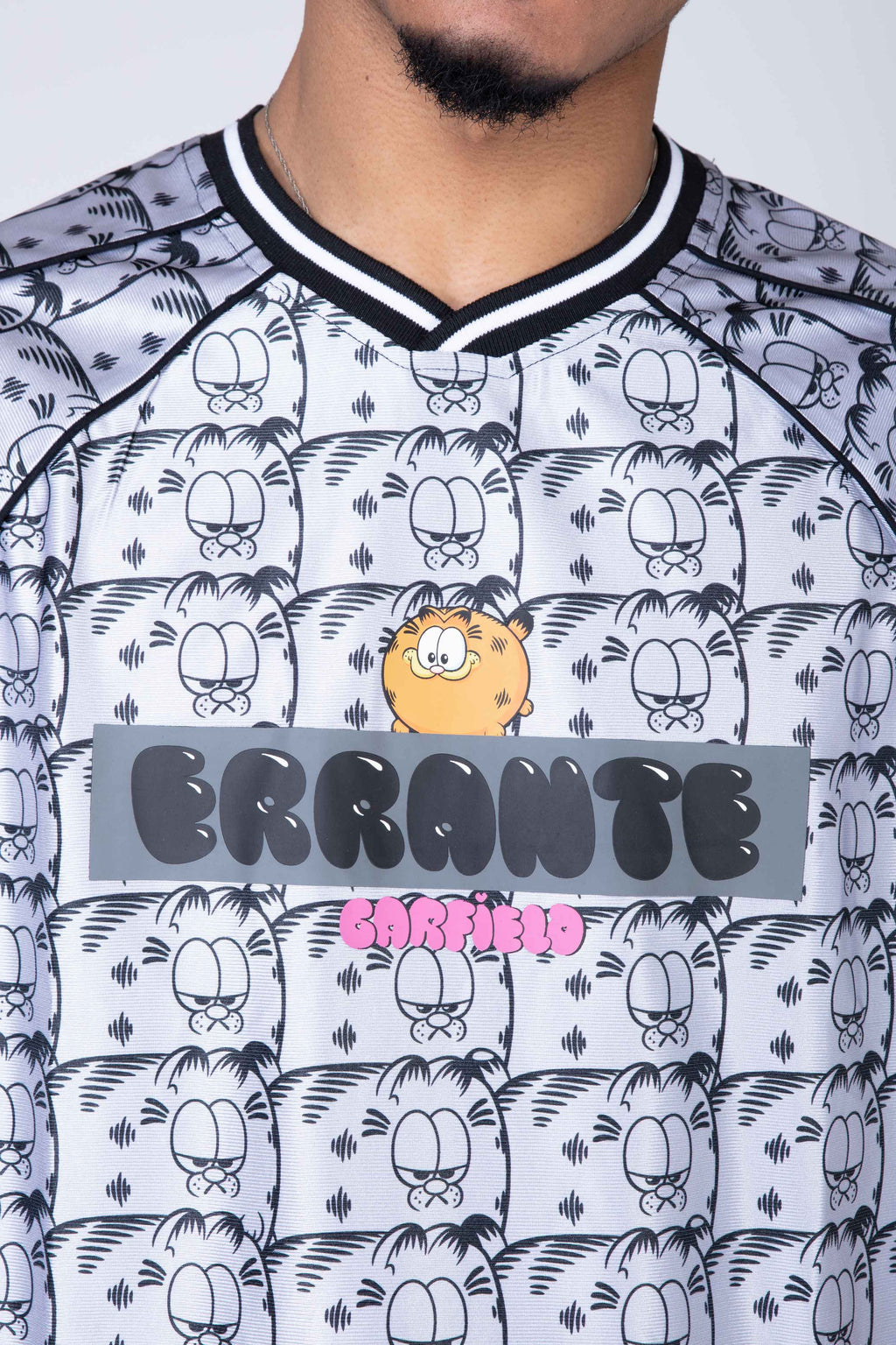 Camiseta Manga Corta Garfield Soccercat Gris ERRANTE