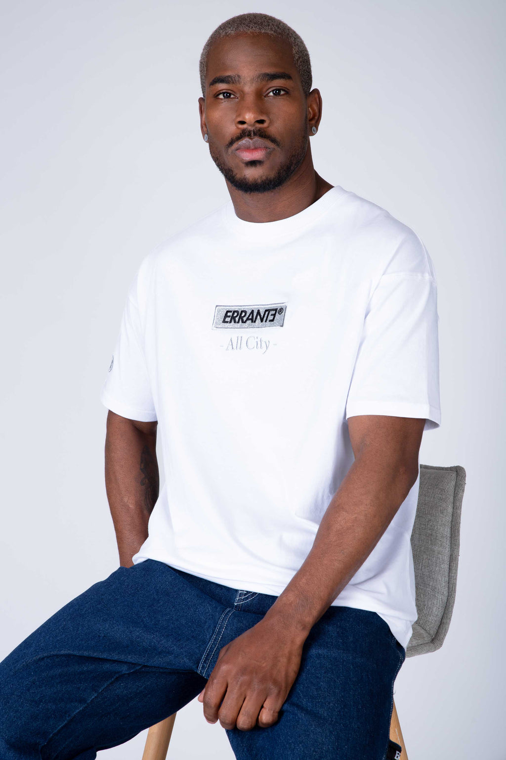 Polera Manga Corta Popcorn Blanco ERRANTE