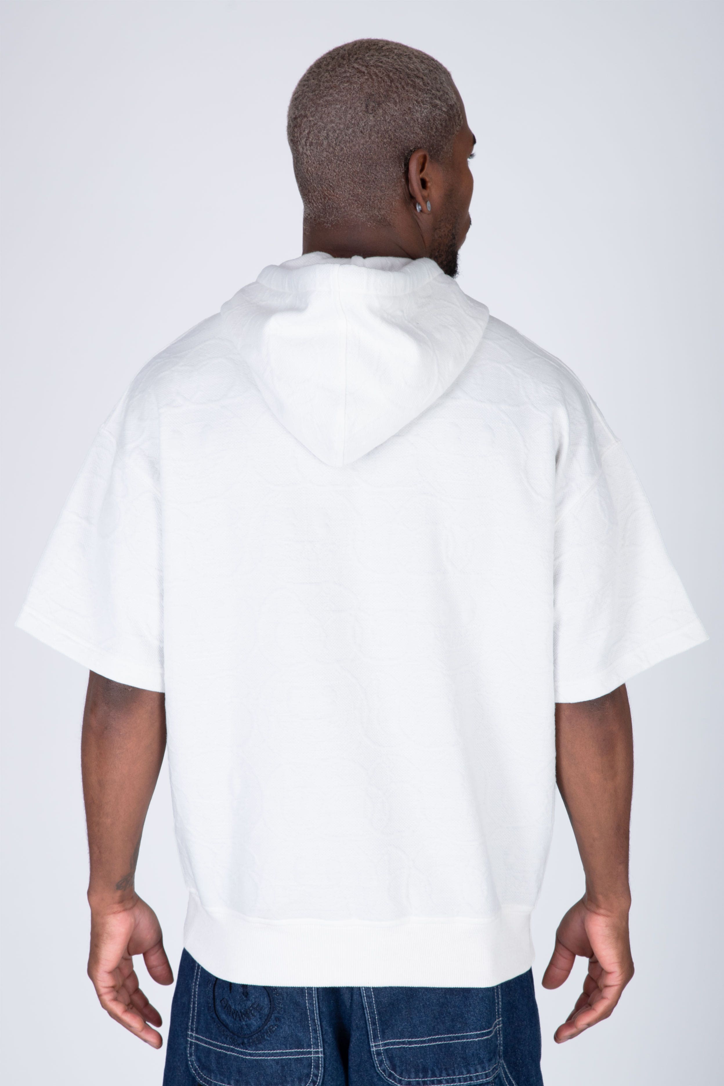 Poleron Hood Manga Corta Minder Dah Beige ERRANTE