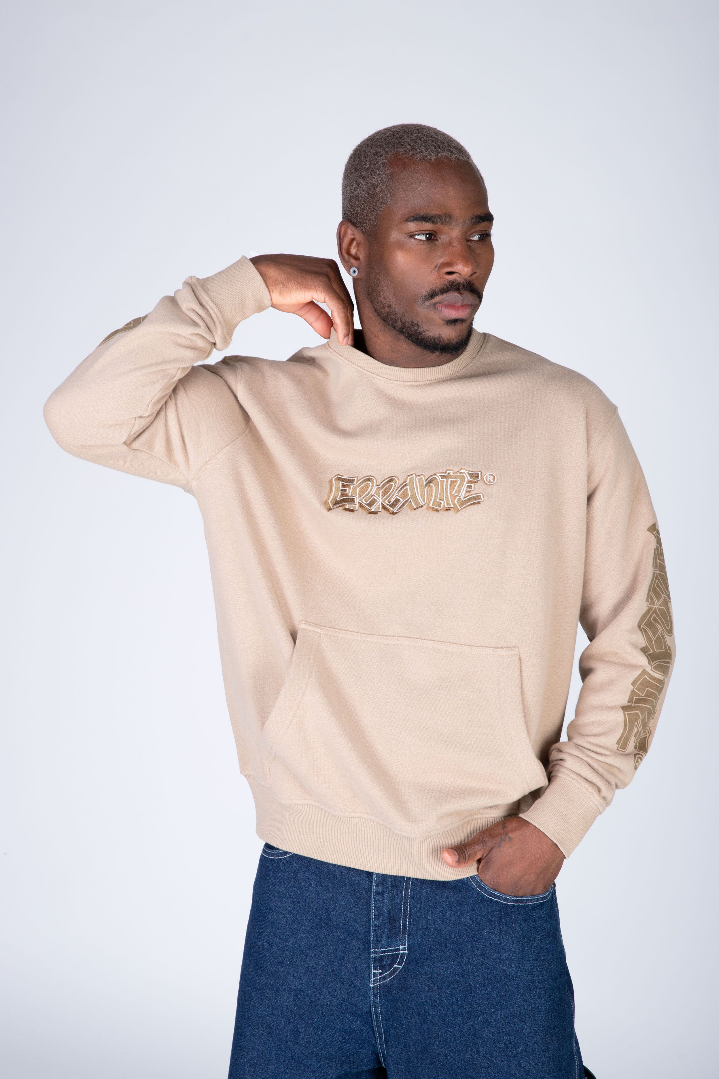 Poleron Crew Neck Graf Wear Café ERRANTE