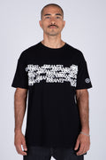 Polera Manga Corta Multi Negro ERRANTE