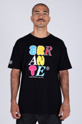 Polera Manga Corta Paraiso Negro ERRANTE