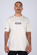 Polera Manga Corta Apuesta Alto Beige ERRANTE
