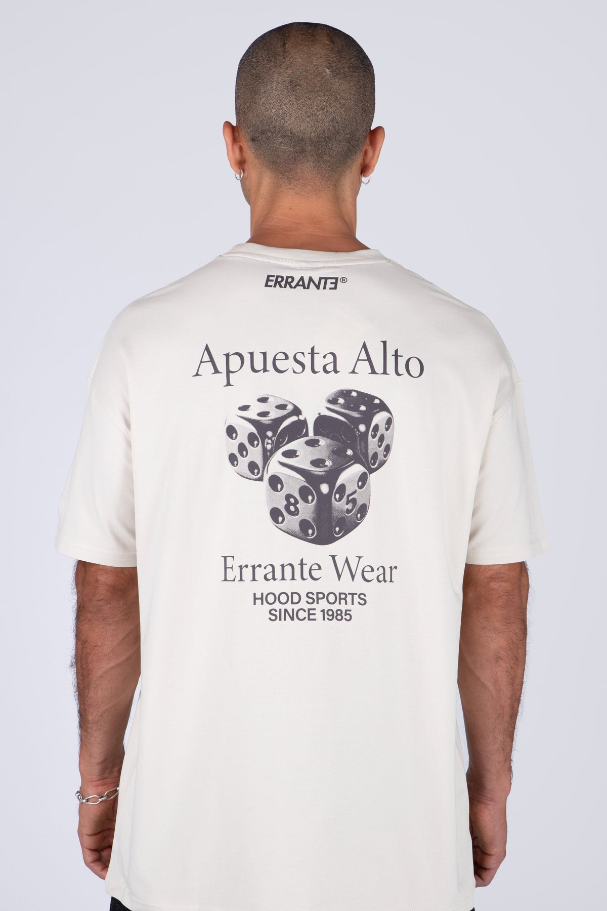 Polera Manga Corta Apuesta Alto Beige ERRANTE