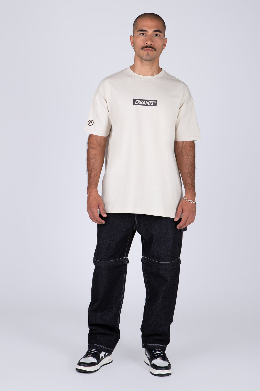 Polera Manga Corta Apuesta Alto Beige ERRANTE