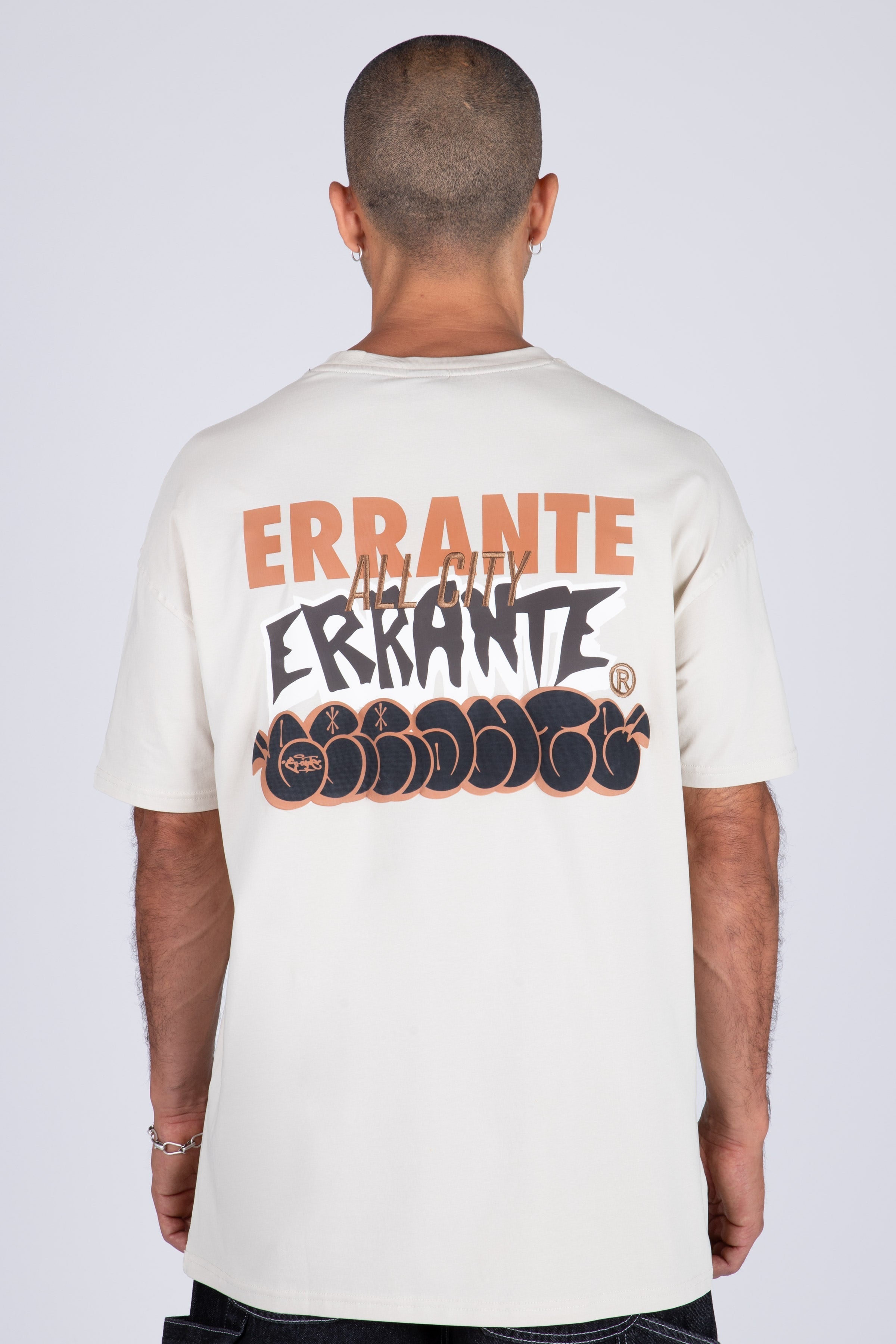 Polera Manga Corta Board Beige ERRANTE