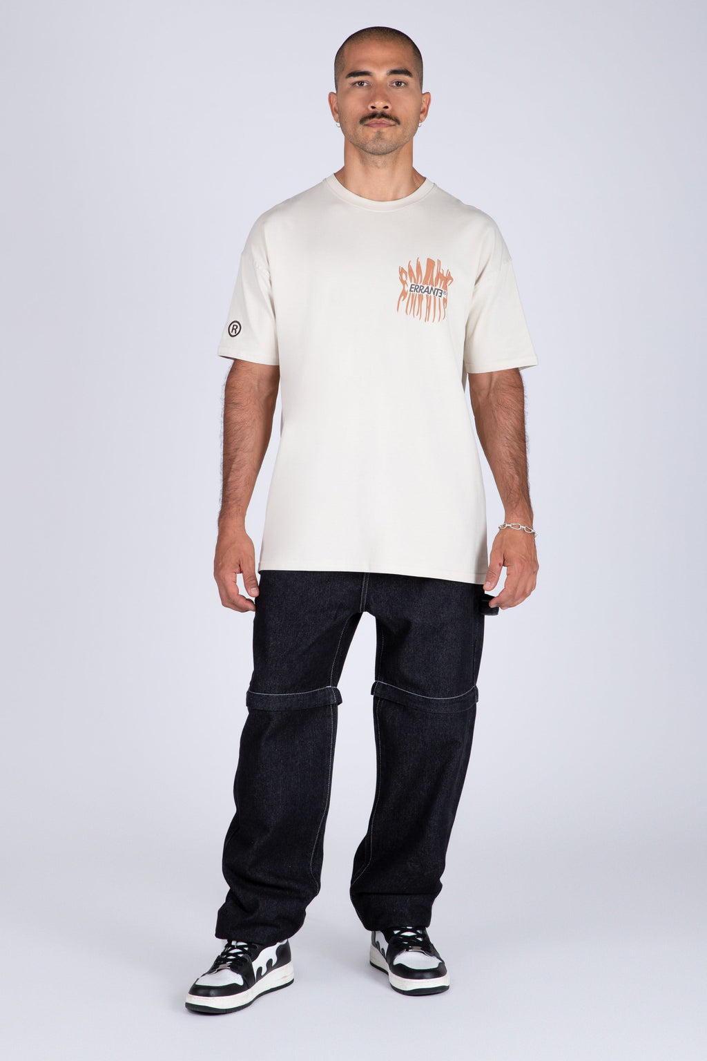 Polera Manga Corta Board Beige ERRANTE