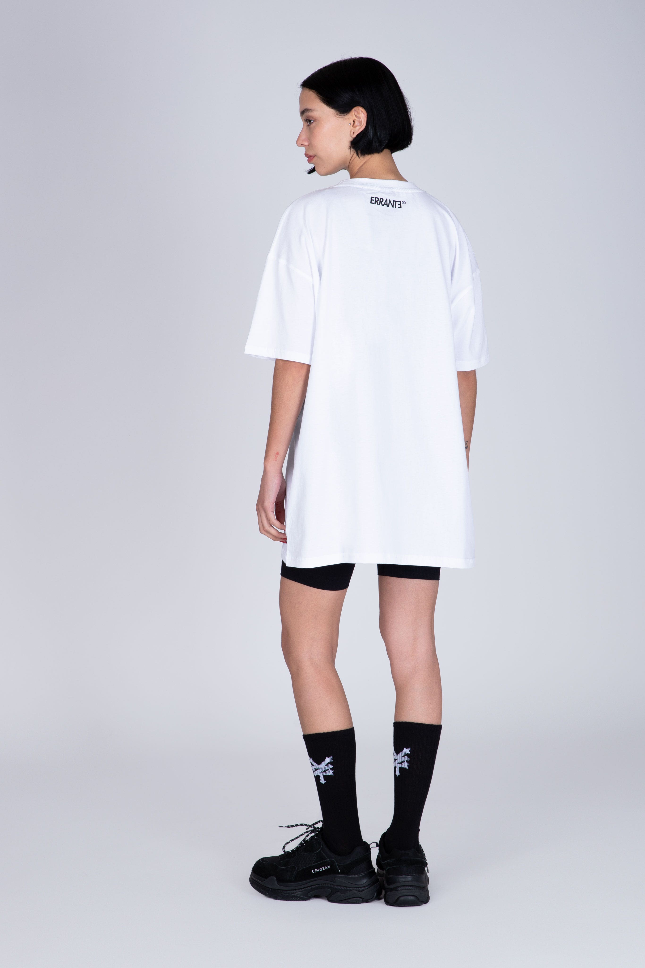 Polera Manga Corta Pitufos Bubbly Blanco ERRANTE